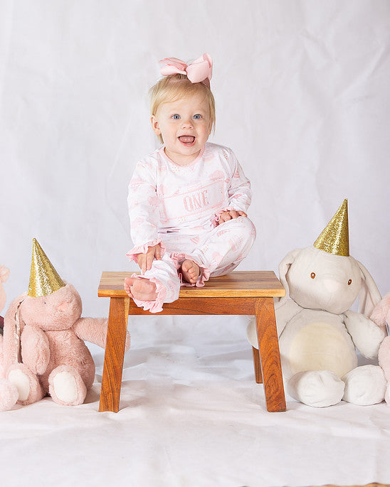 EXTRAS PRESALE - Smocked Birthday PJs Girl 2pc - “BIRTHDAY GIRL”