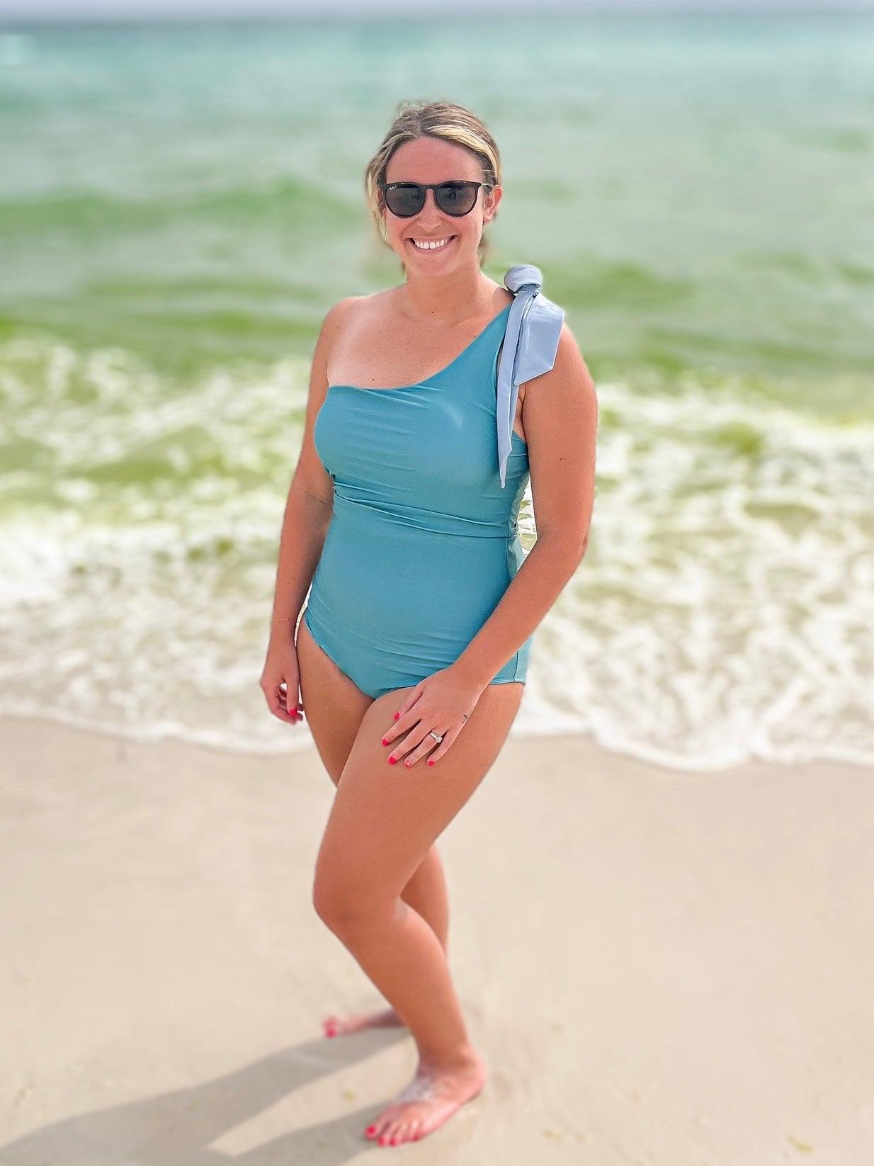 RTS - Retro Family Floral Mom 1pc Swim