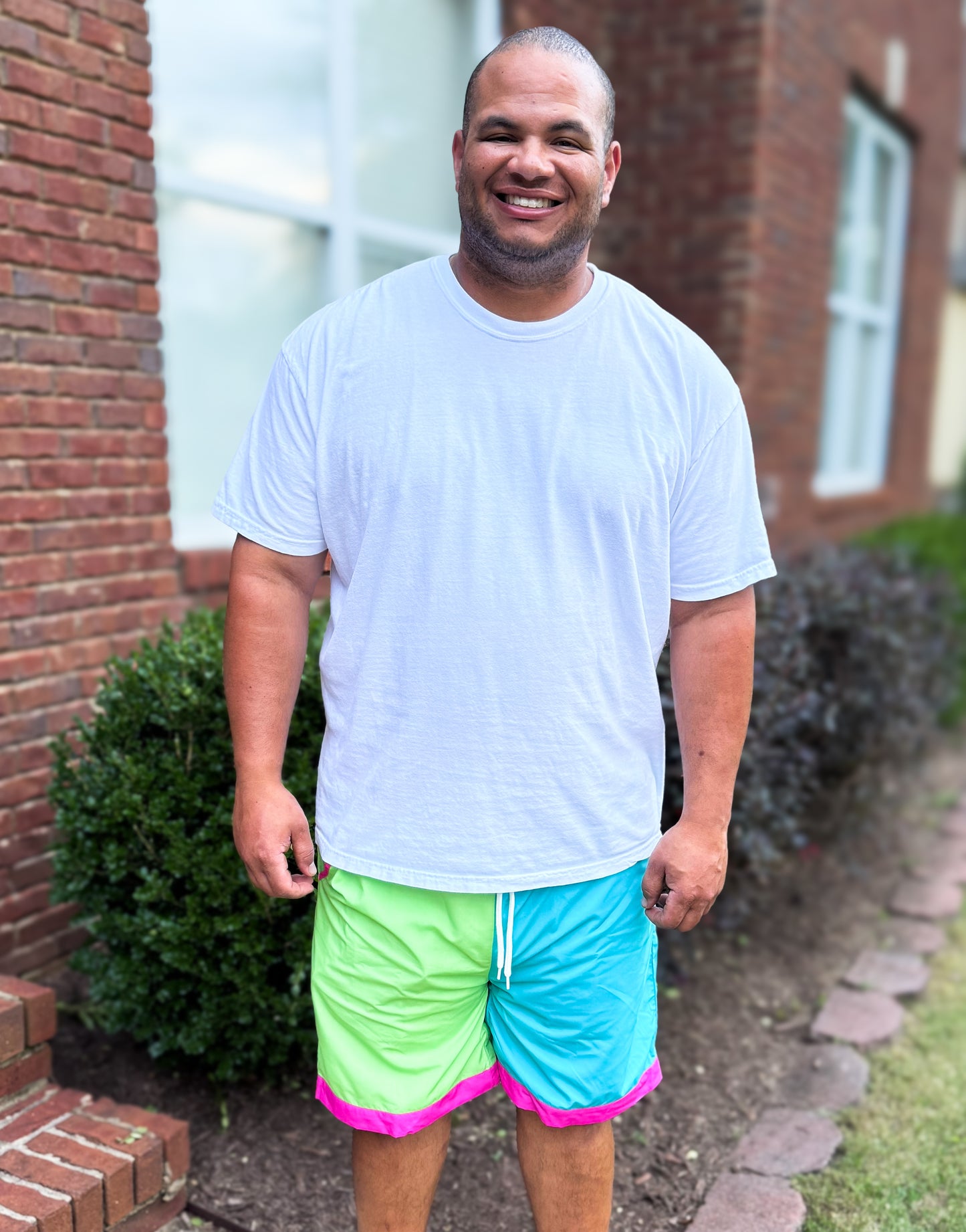 RTS - Neon Color Block Dad Trunks