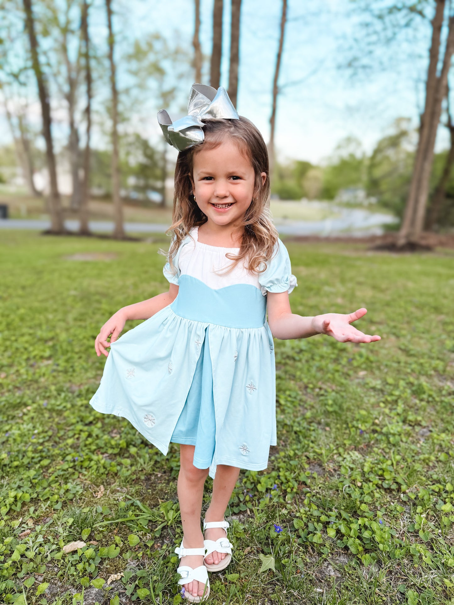 RTS - Character Knits - Ice Queen Girl Dress