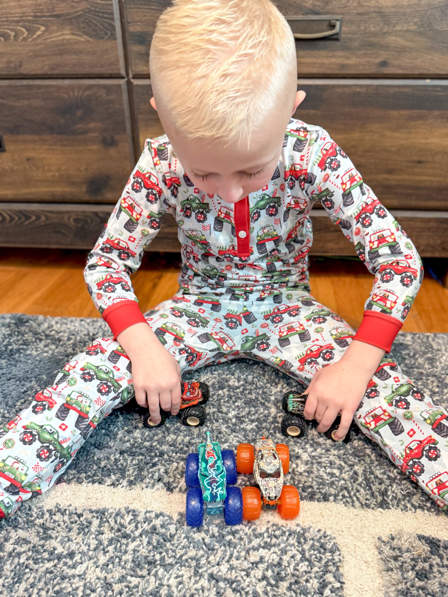 RTS - Christmas Boys Only - Xmas Monster Truck Jams Boy 2pc