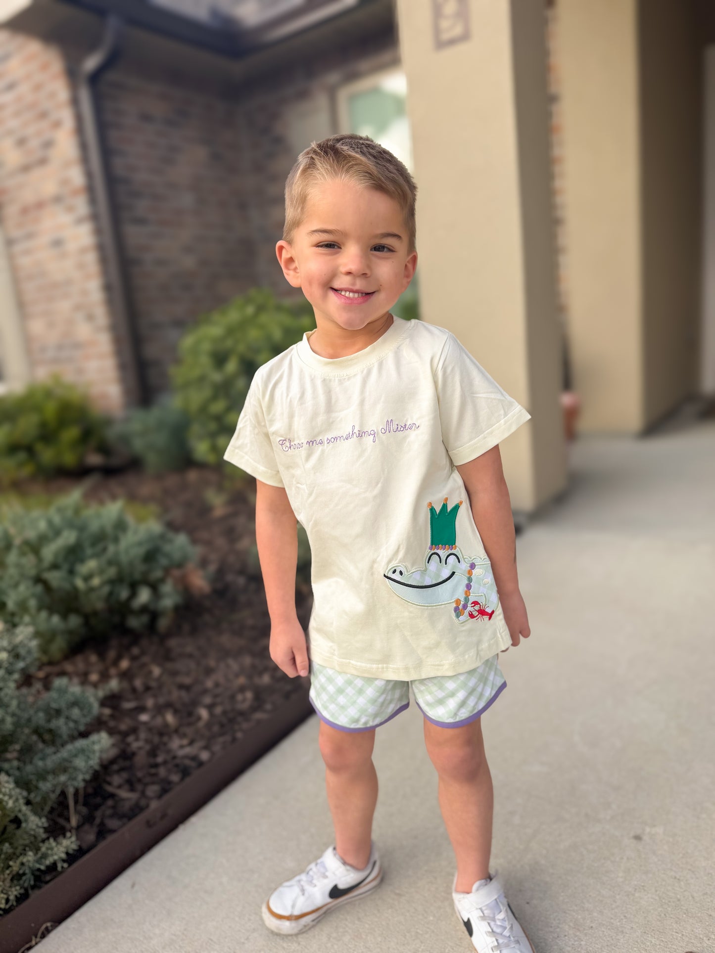 RTS - Throw Me Something Mister Boy Shortie Set