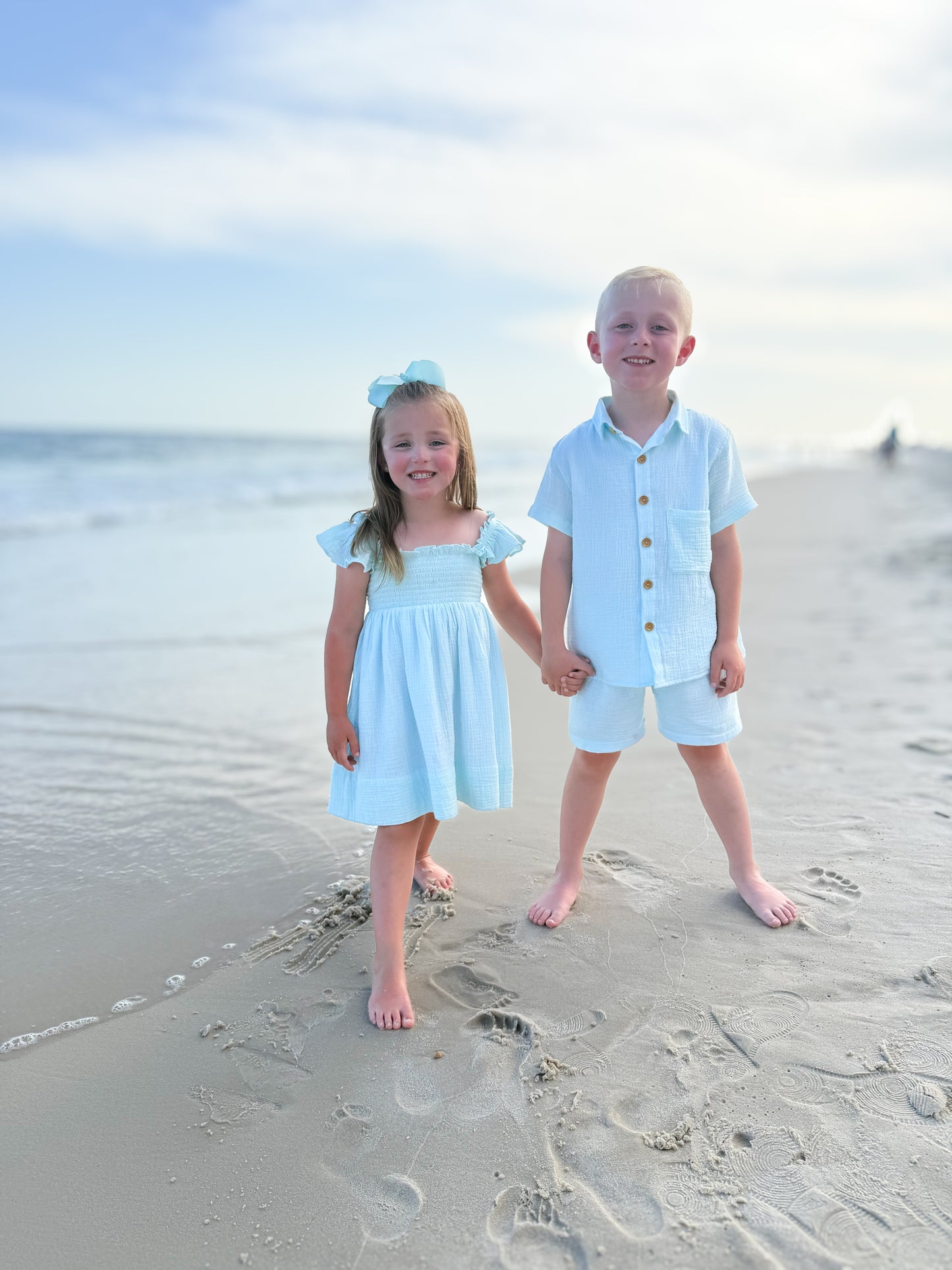 RTS - Muslin Beachwear Boy Short Set