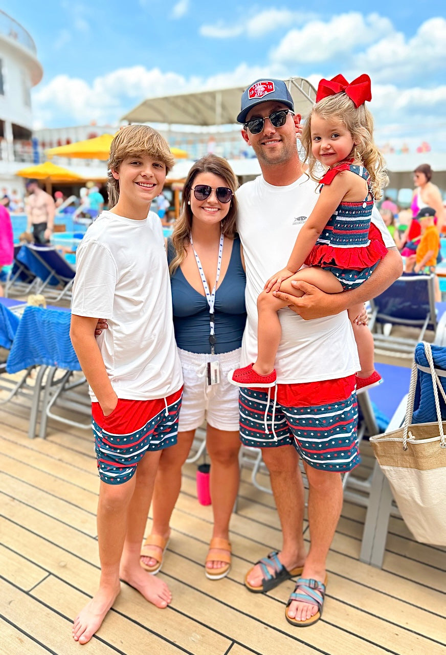 RTS - Red, White, & Blue Dad Trunks