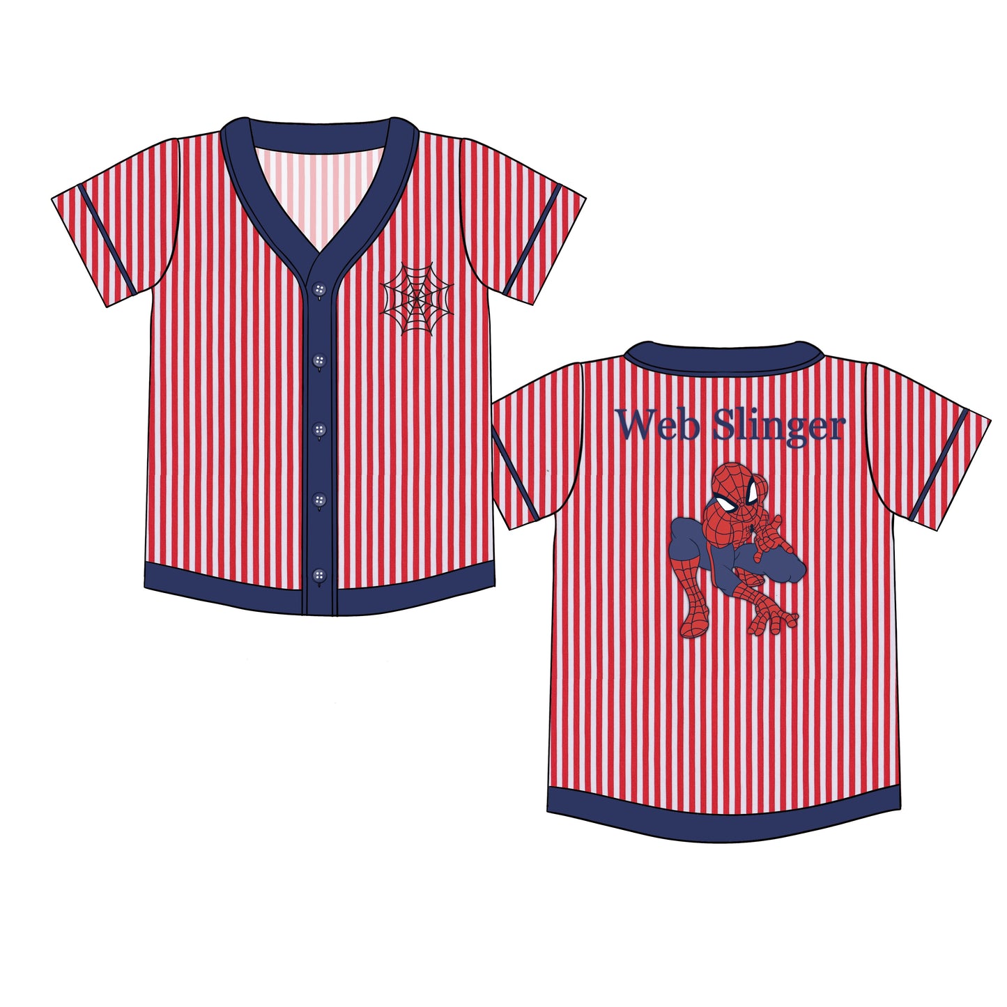 PREORDER 60: SPRING PT 1 - Character Jerseys - Web Slinger Jersey