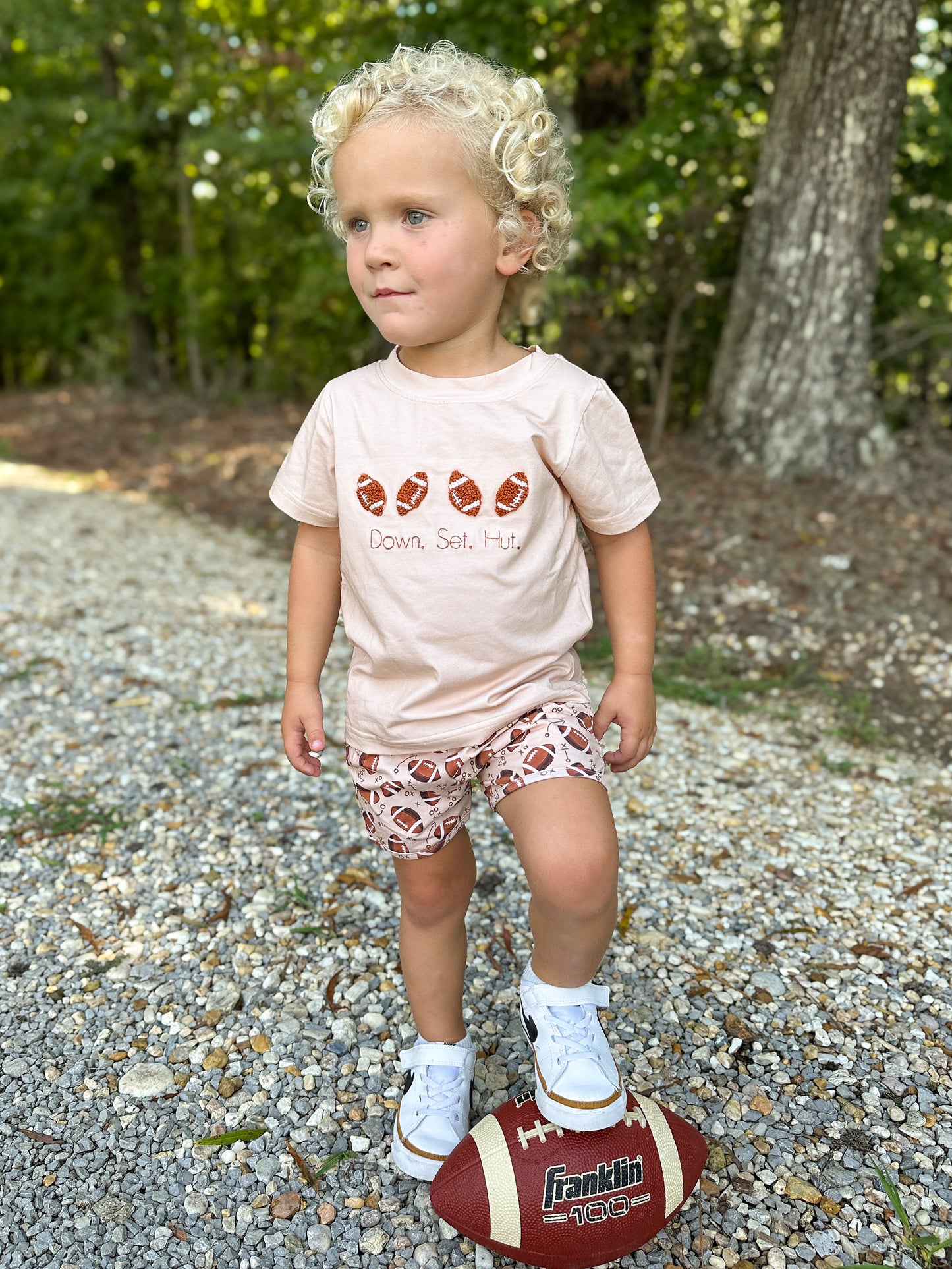 RTS - Down. Set. Hut. Boy Shortie Set