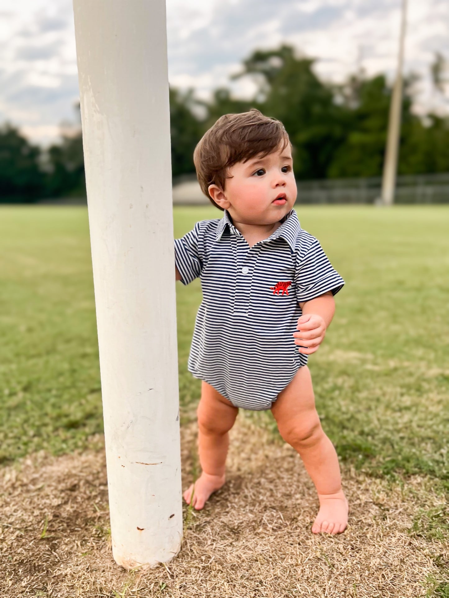 RTS - Team Polos Boy Bubble - Orange Tiger