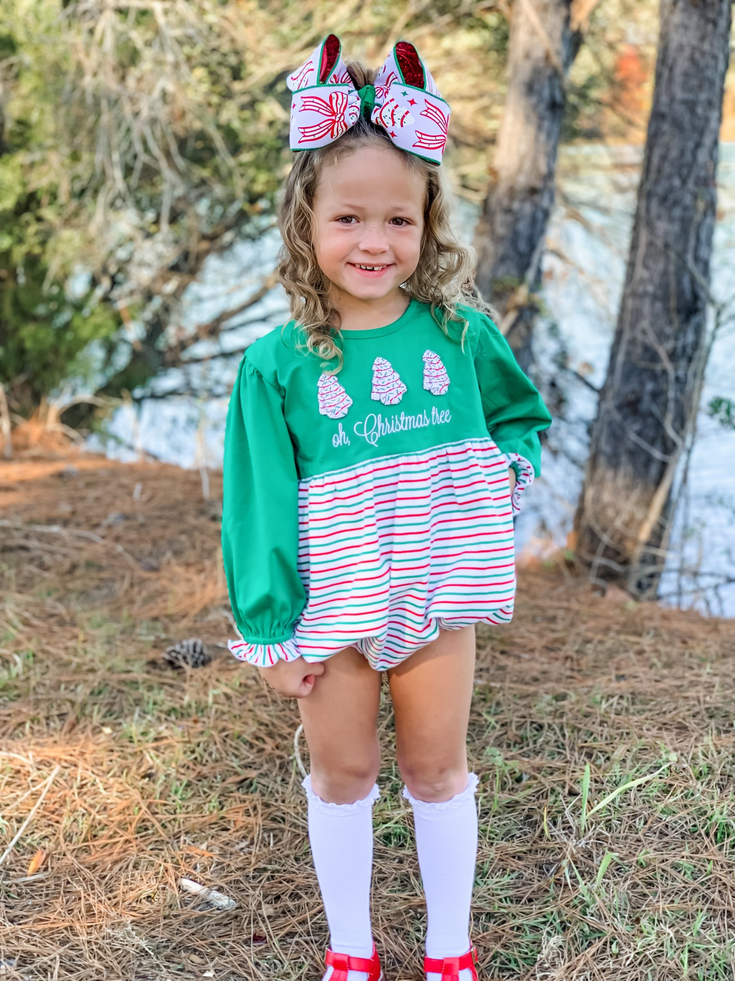 RTS - French Knot Tree Cakes Girl Bubble