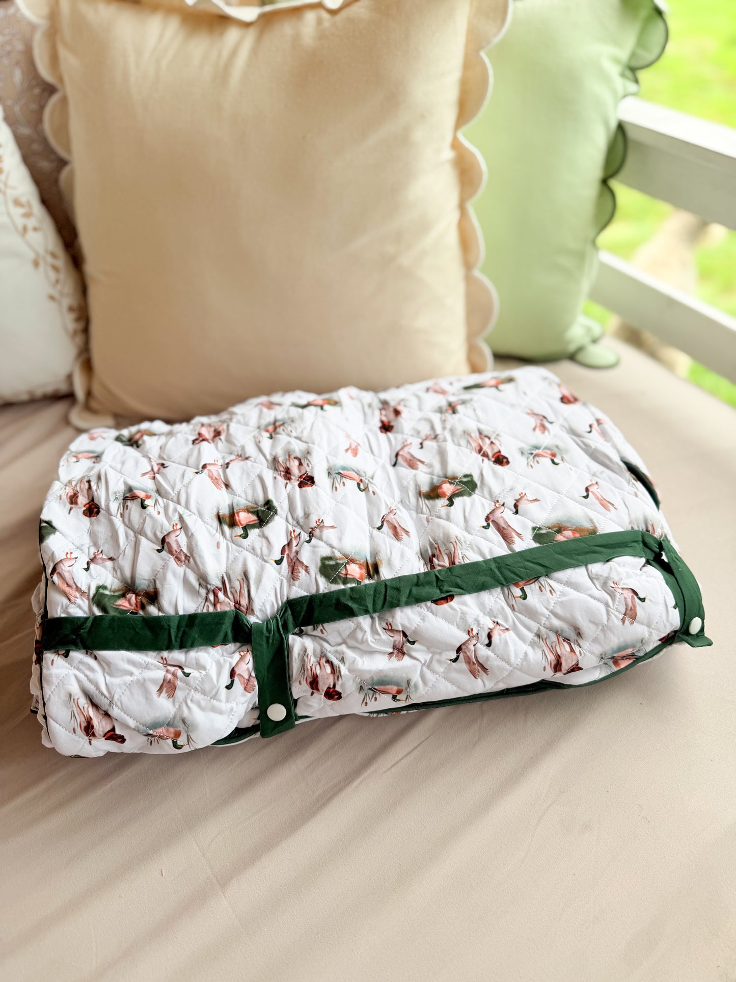 RTS - SUMMER PT 2 - Ducks & Dogs Nap Mat - NO MONOGRAM