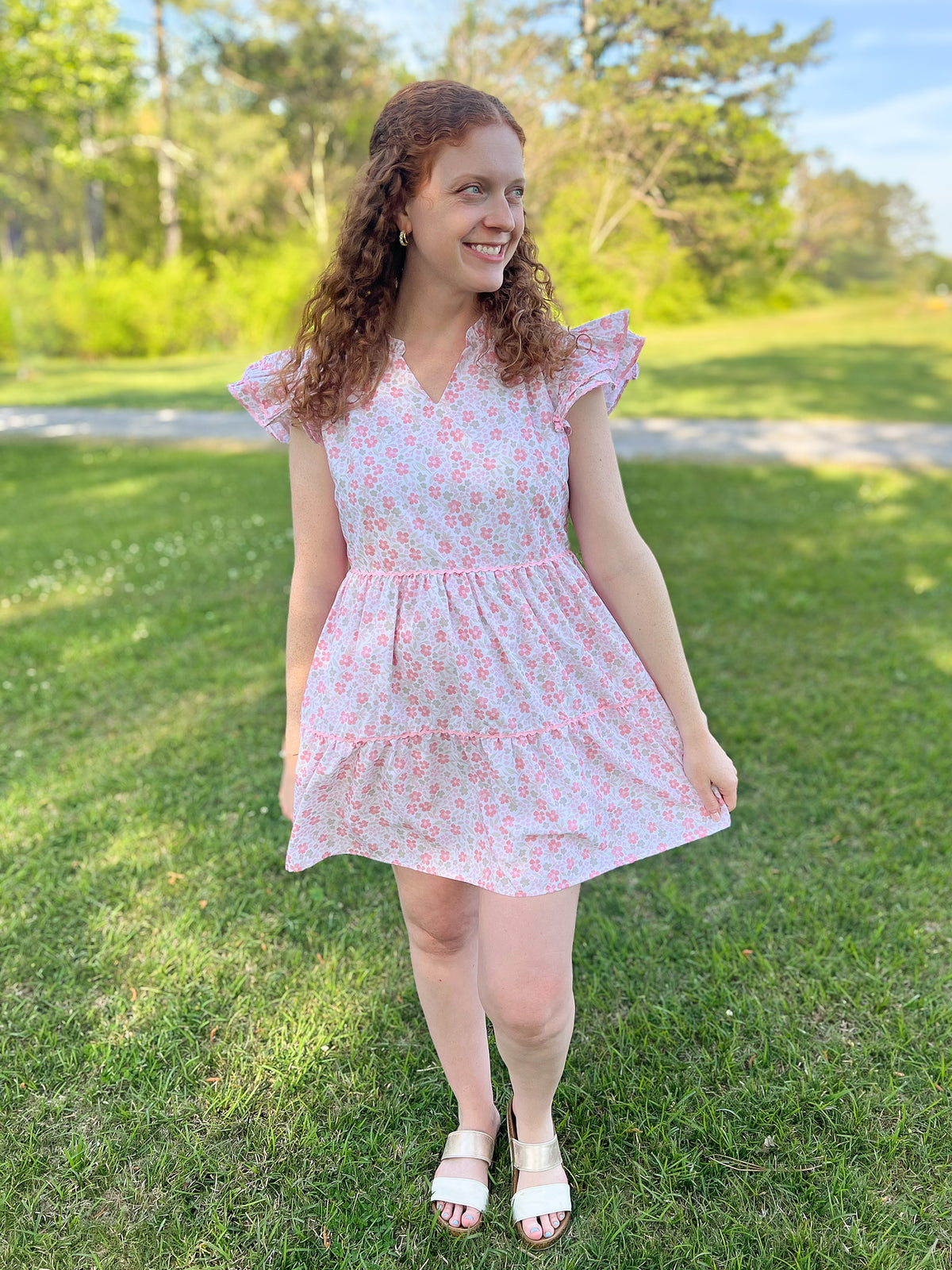 RTS -SPRING 2 - Mama & Me Blooms Mom Dress