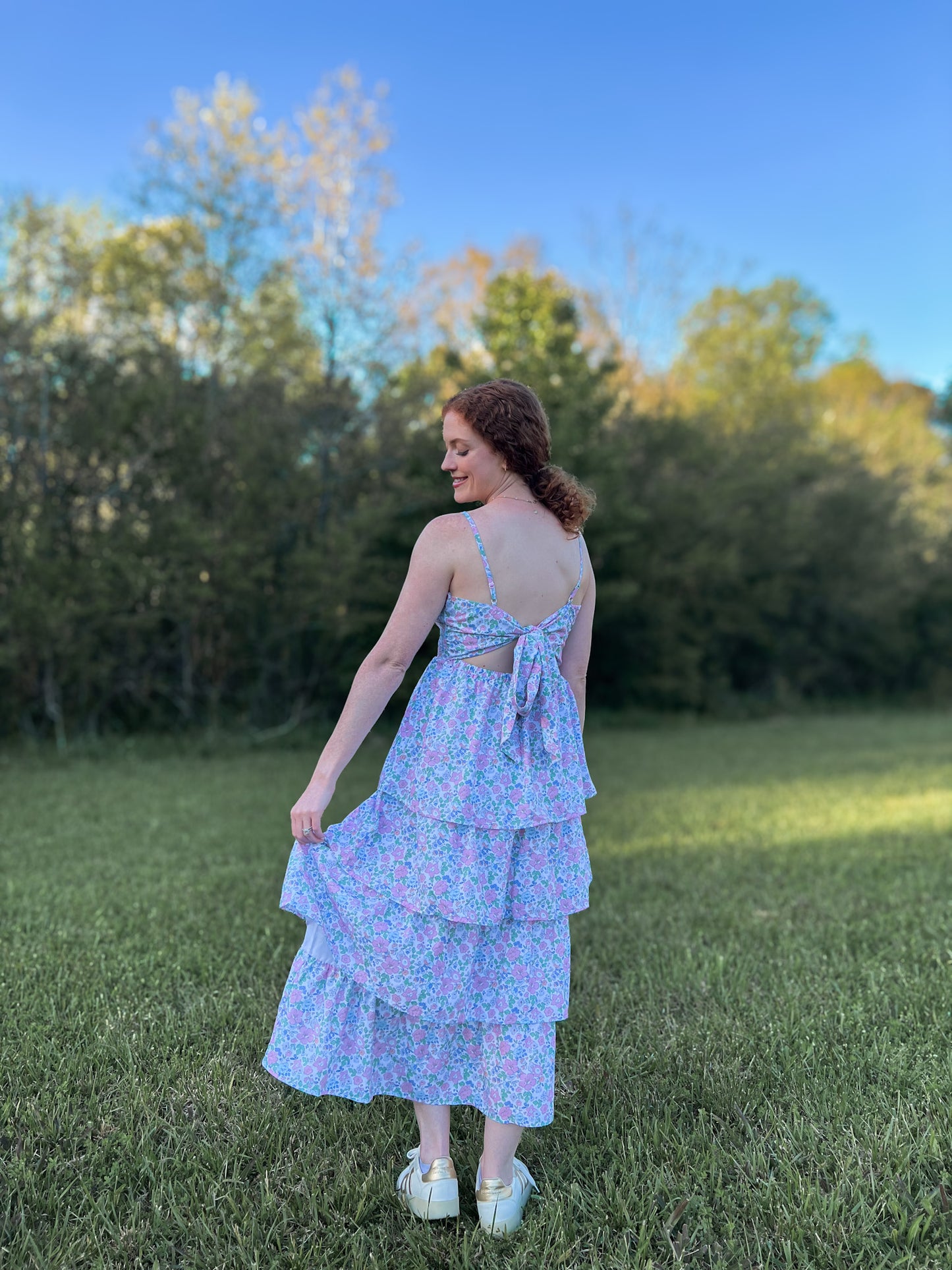 RTS - Sophia Floral Mom Dress