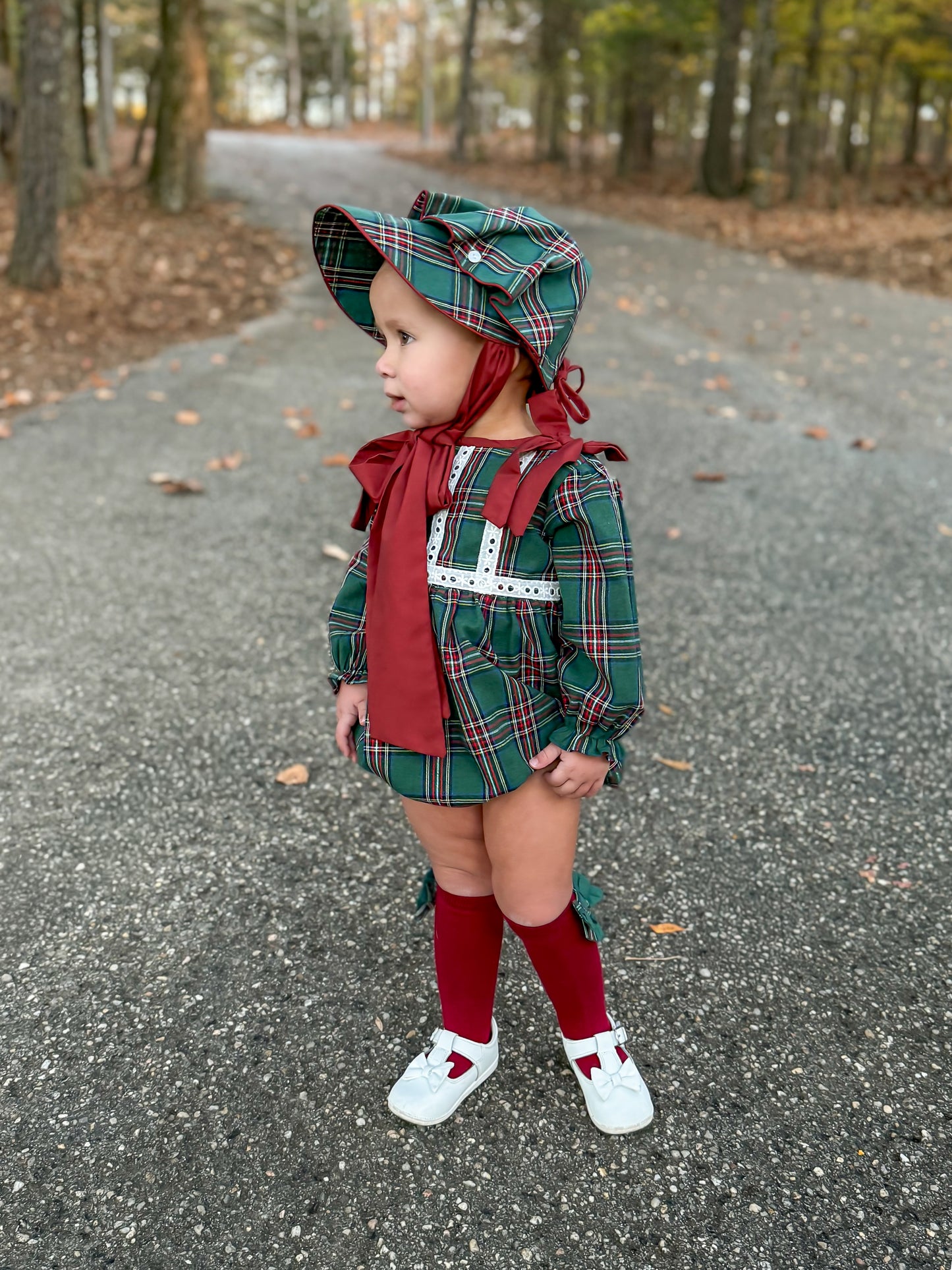 RTS - Hallmark Plaid Girl Bubble