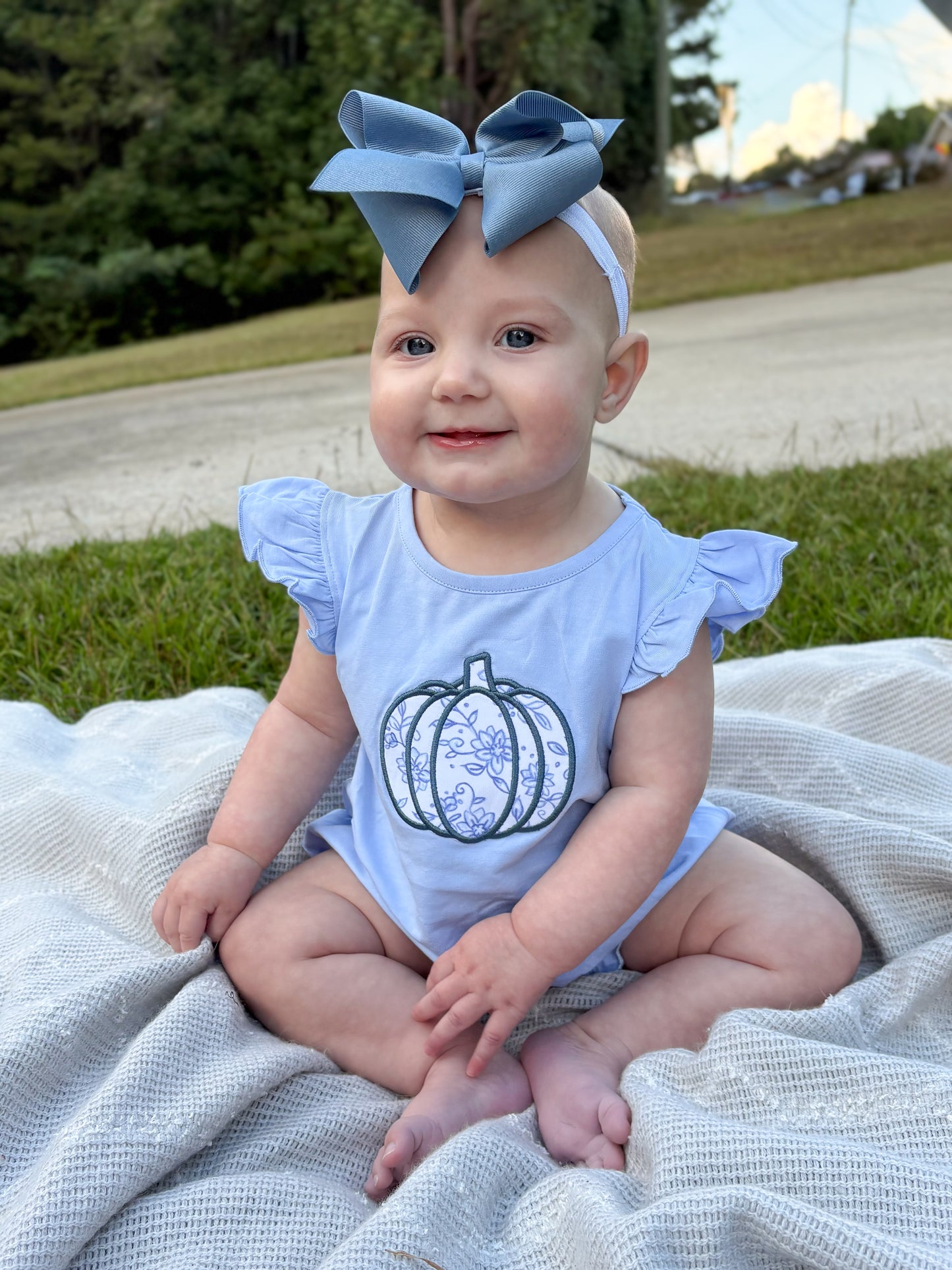RTS - Autumn Blues Girl Bubble