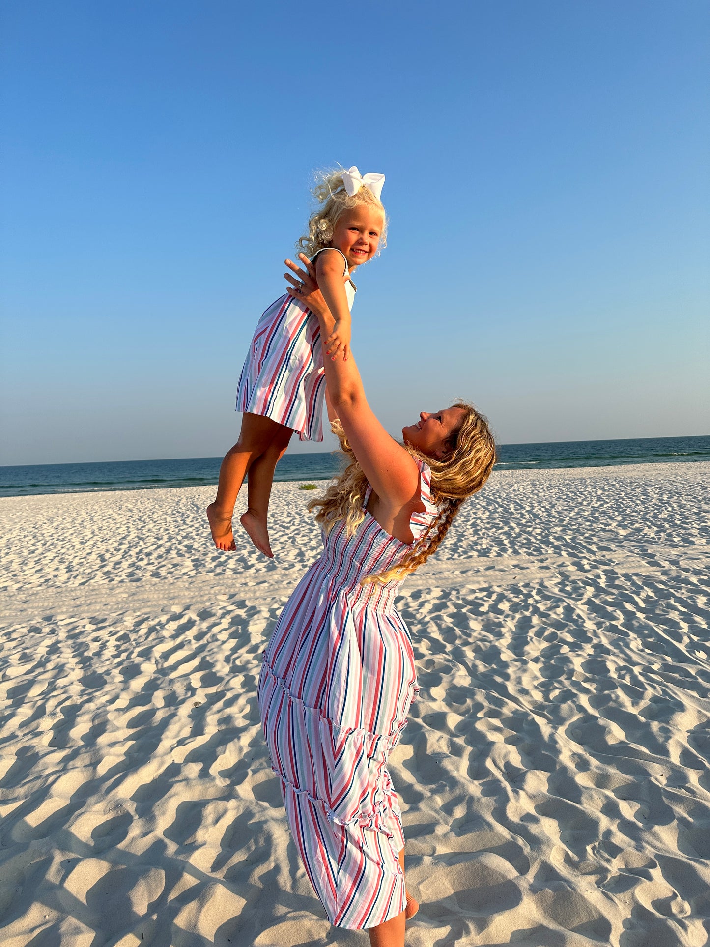 RTS - Summer Stripes Mom Dress