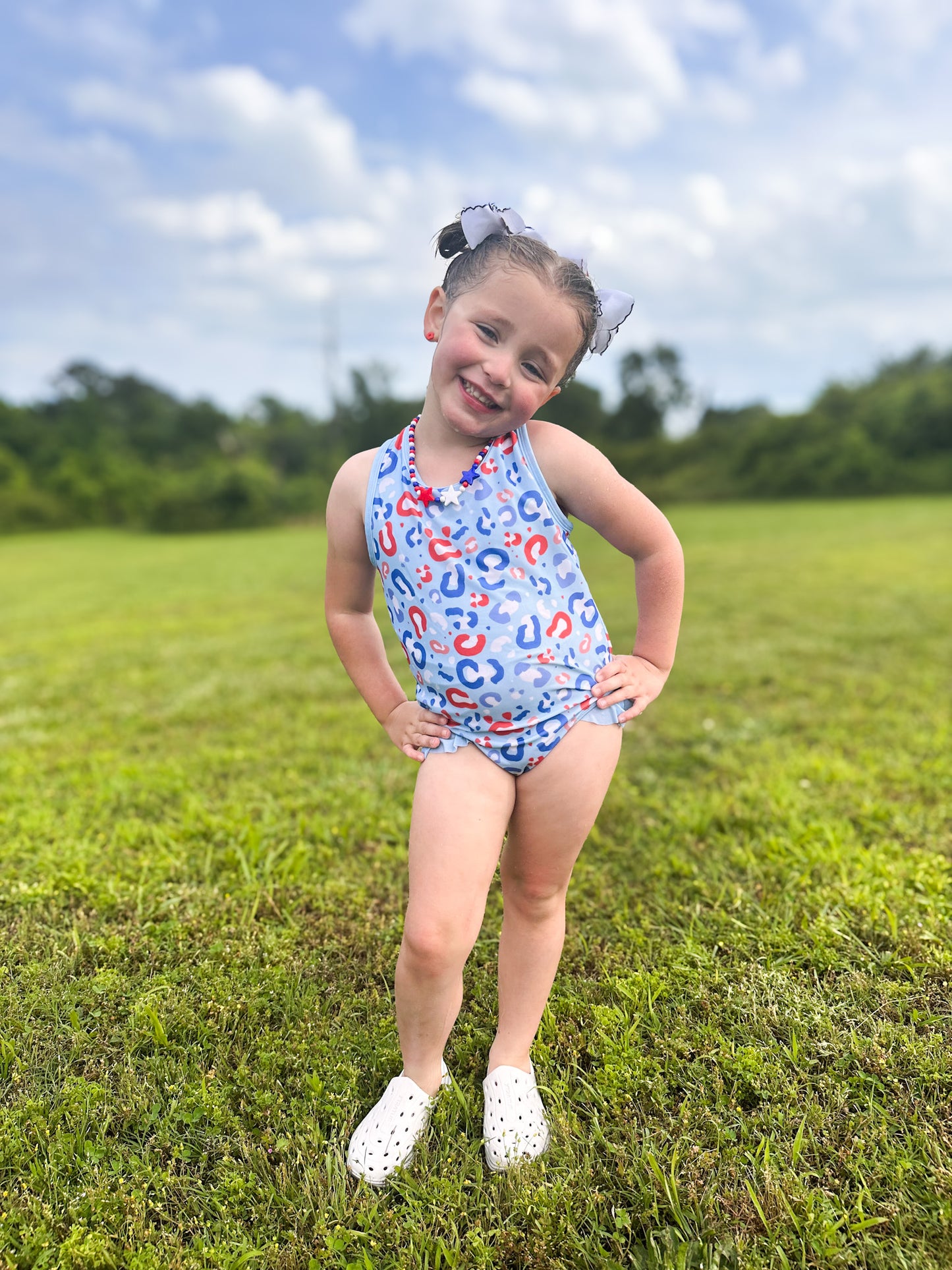 RTS - Patriotic Cheetah Girl 1 PC Swim