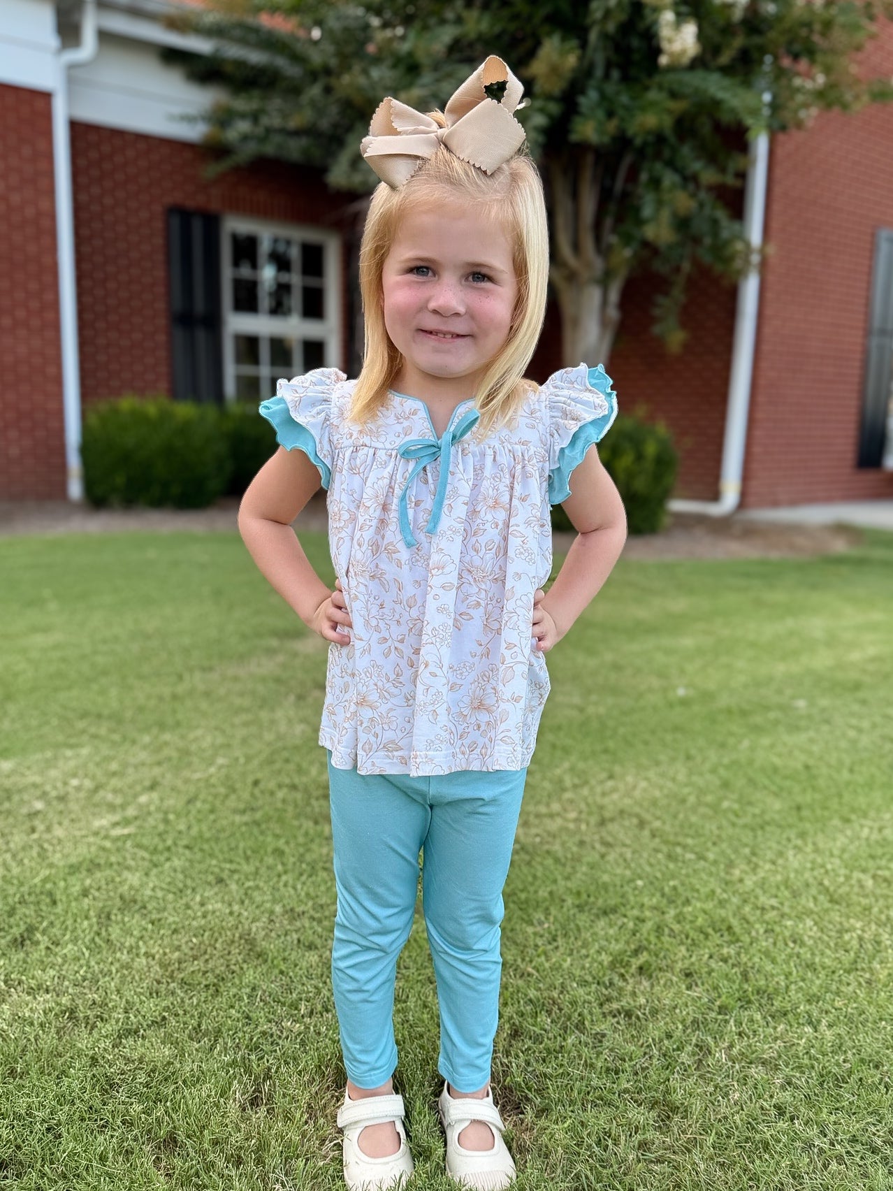 RTS - Fall Pt 1 Girls Only - Debut Floral Girl Pant Set