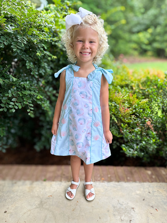 RTS - Shadow Stitch Shells Girl Dress