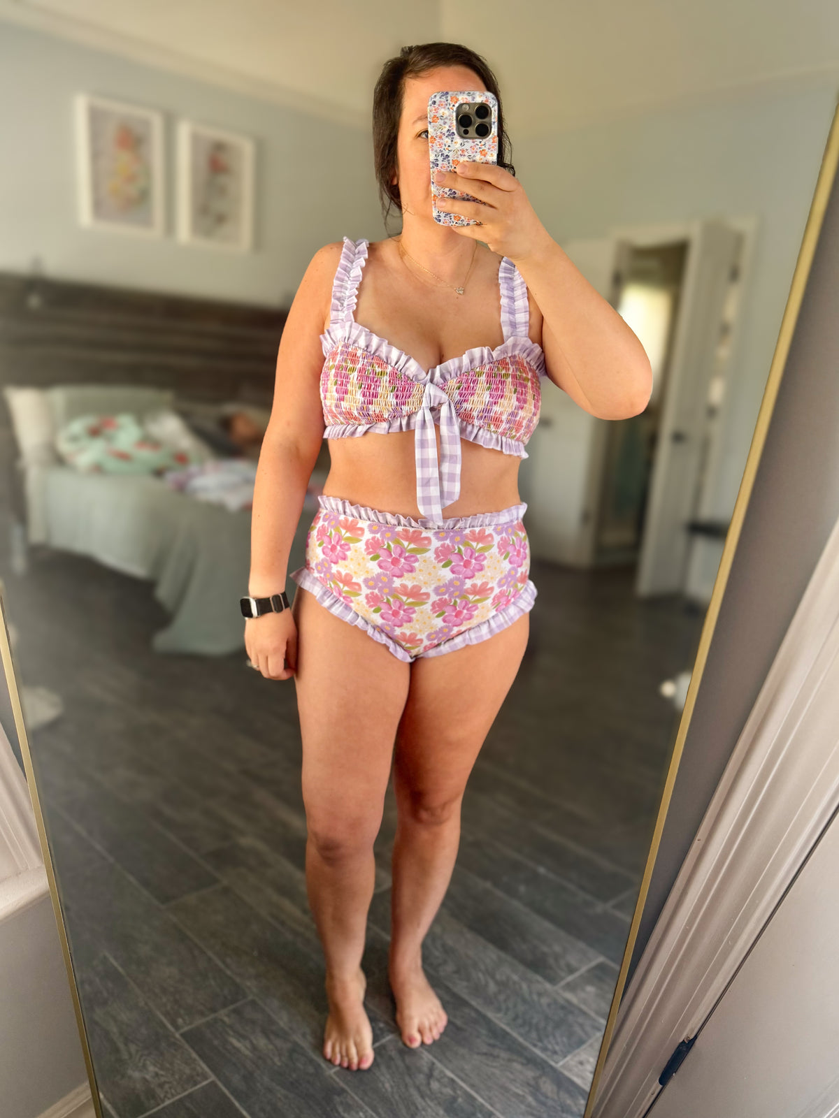 RTS - Citrus Springtime Swim Mom 2pc