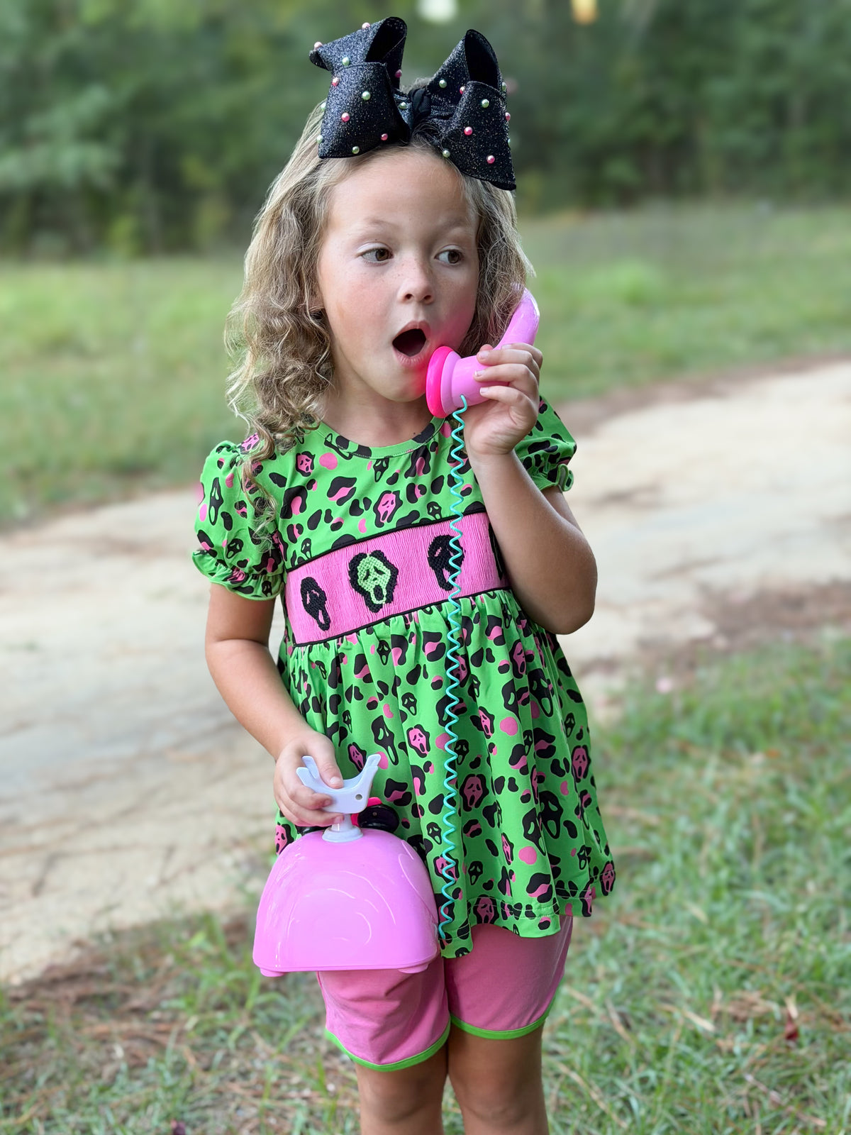 RTS - HALLOWEEN & TURKEYS - Scary Movie Girl Shortie Set