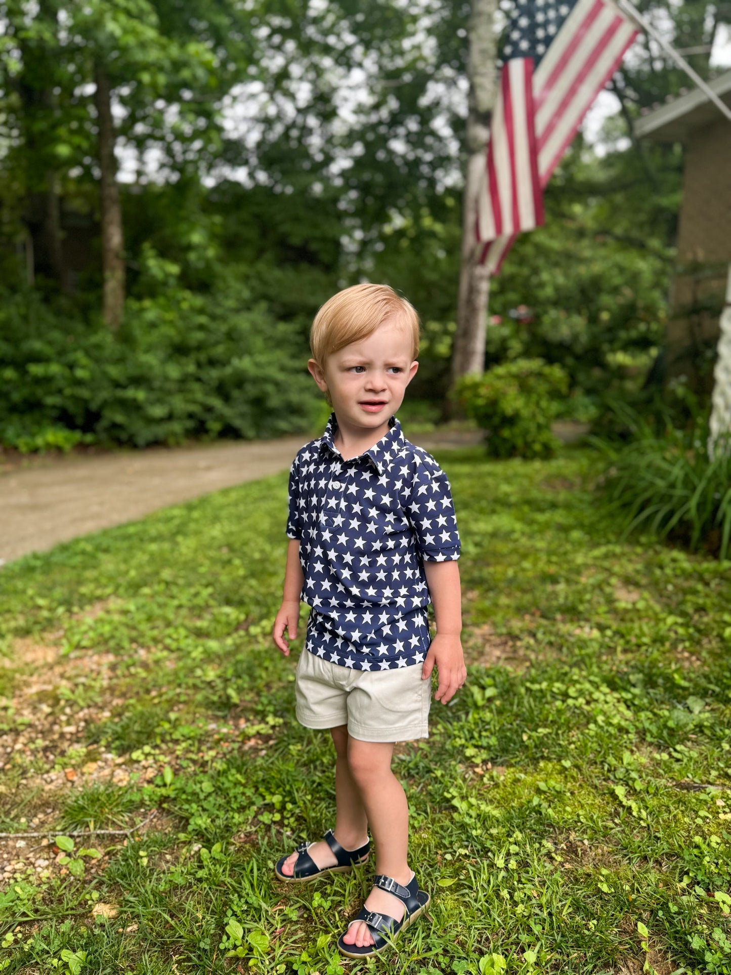 RTS - ‘Merica Knits Boy Polo