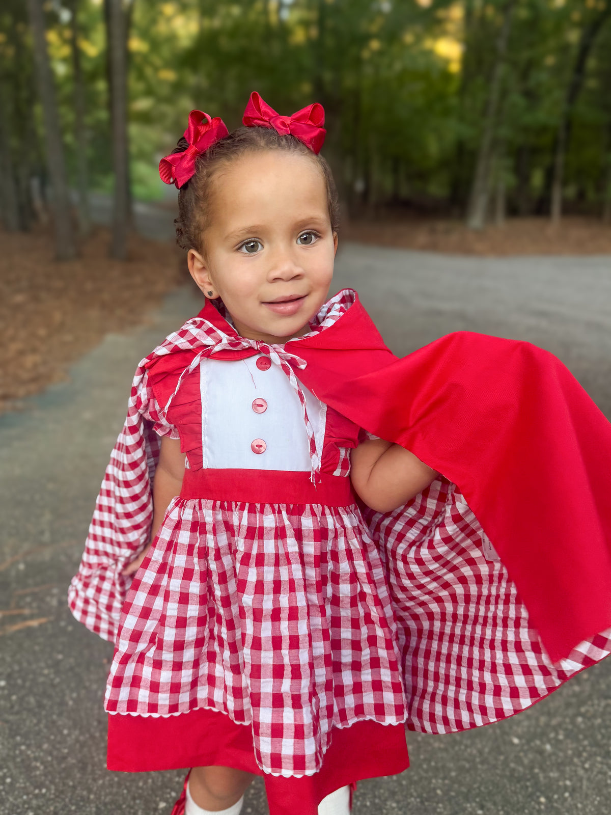 RTS - HALLOWEEN & TURKEYS - HALLOWEEN COSTUMES - Little Red Riding Hood Girl Dress & Cape