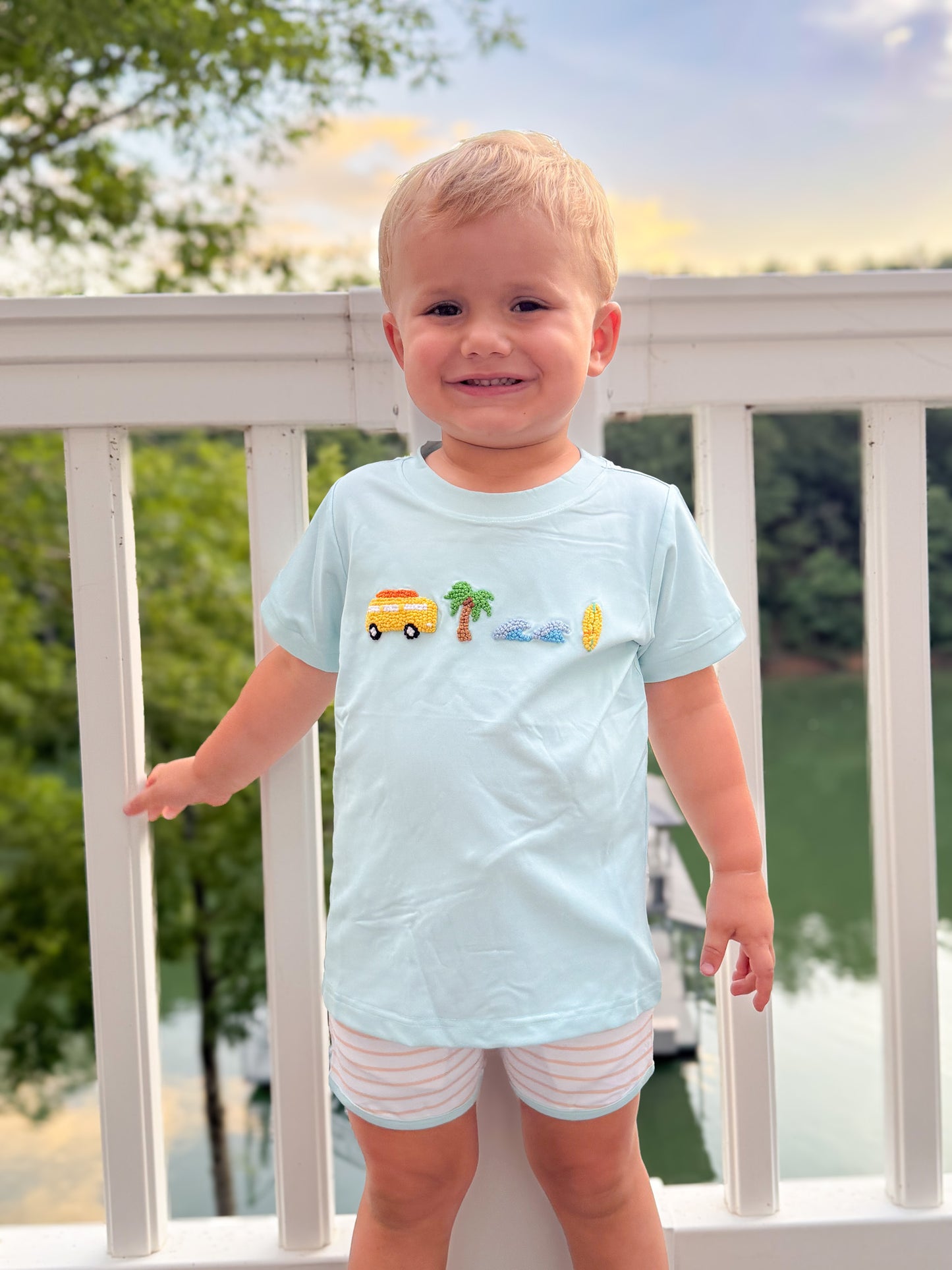 RTS - Surfs Up Boy Shortie Set