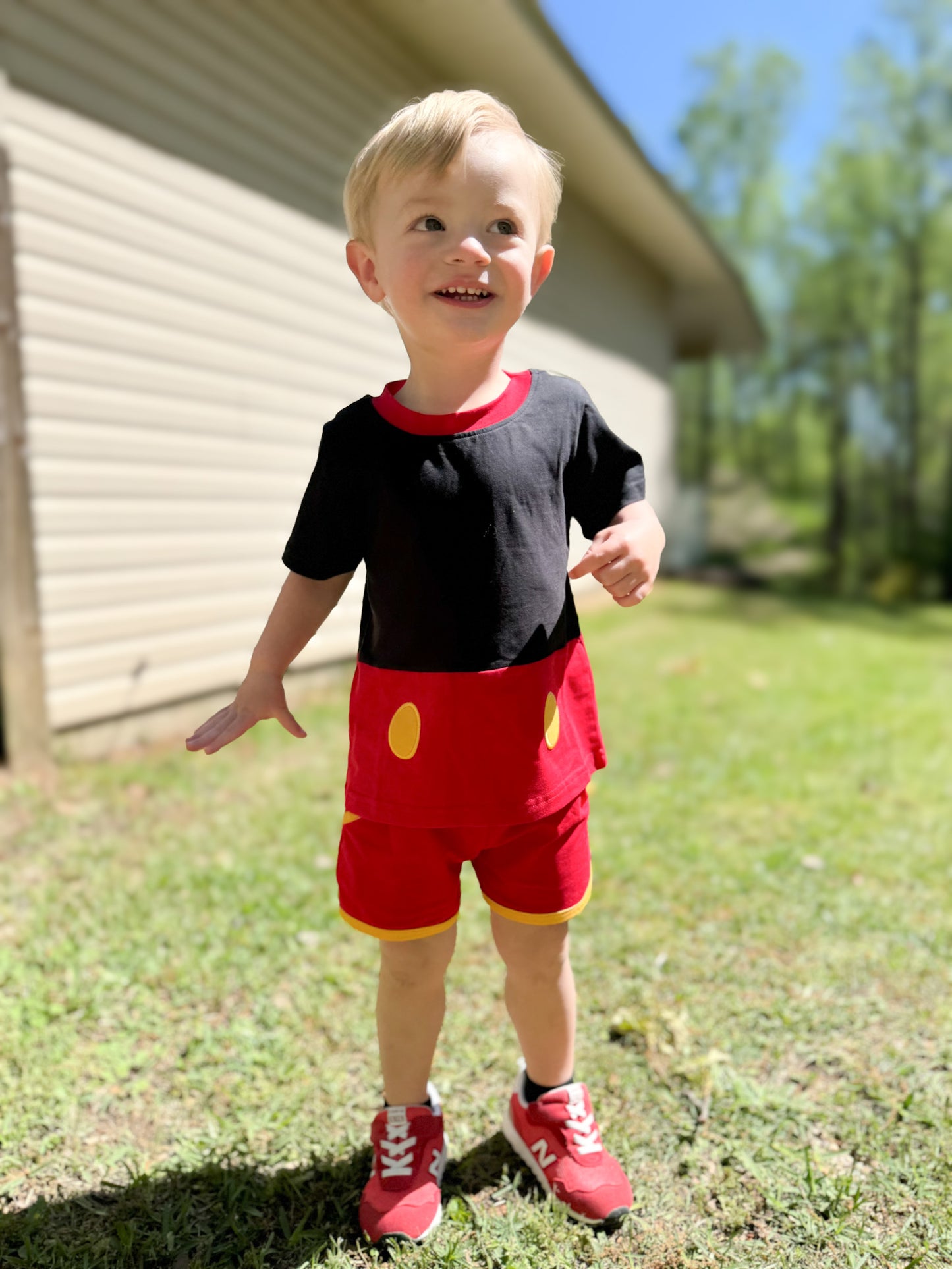 RTS - Character Knits - Boy Mouse Shortie Set