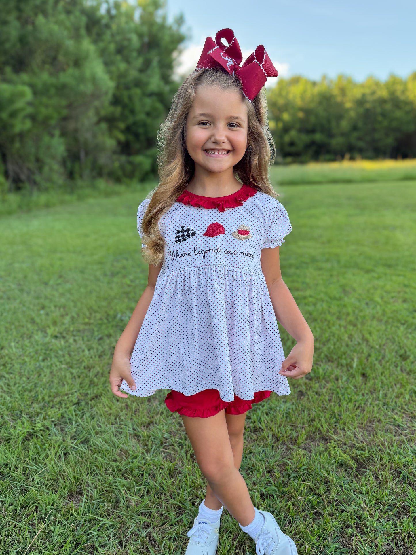 RTS - COLLEGIATE - Saturday Tradition - Where Legends Are Made Girl Short Set
