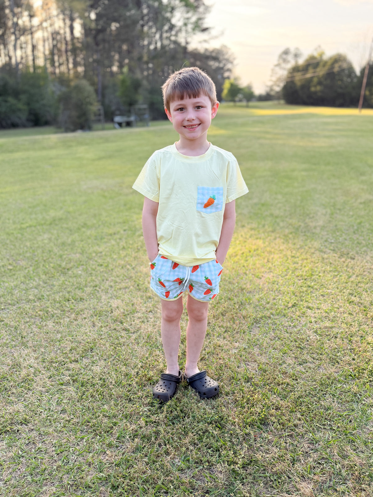 RTS - Hoppy Trails Boy Shortie Set
