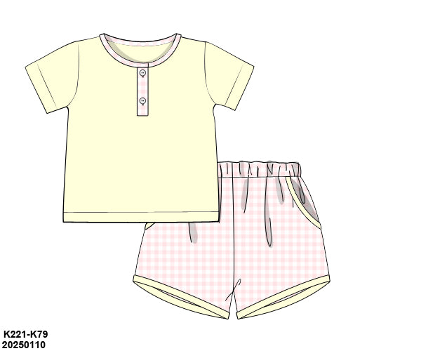 RTS - Bow-tiful Summer Boy Shortie Set