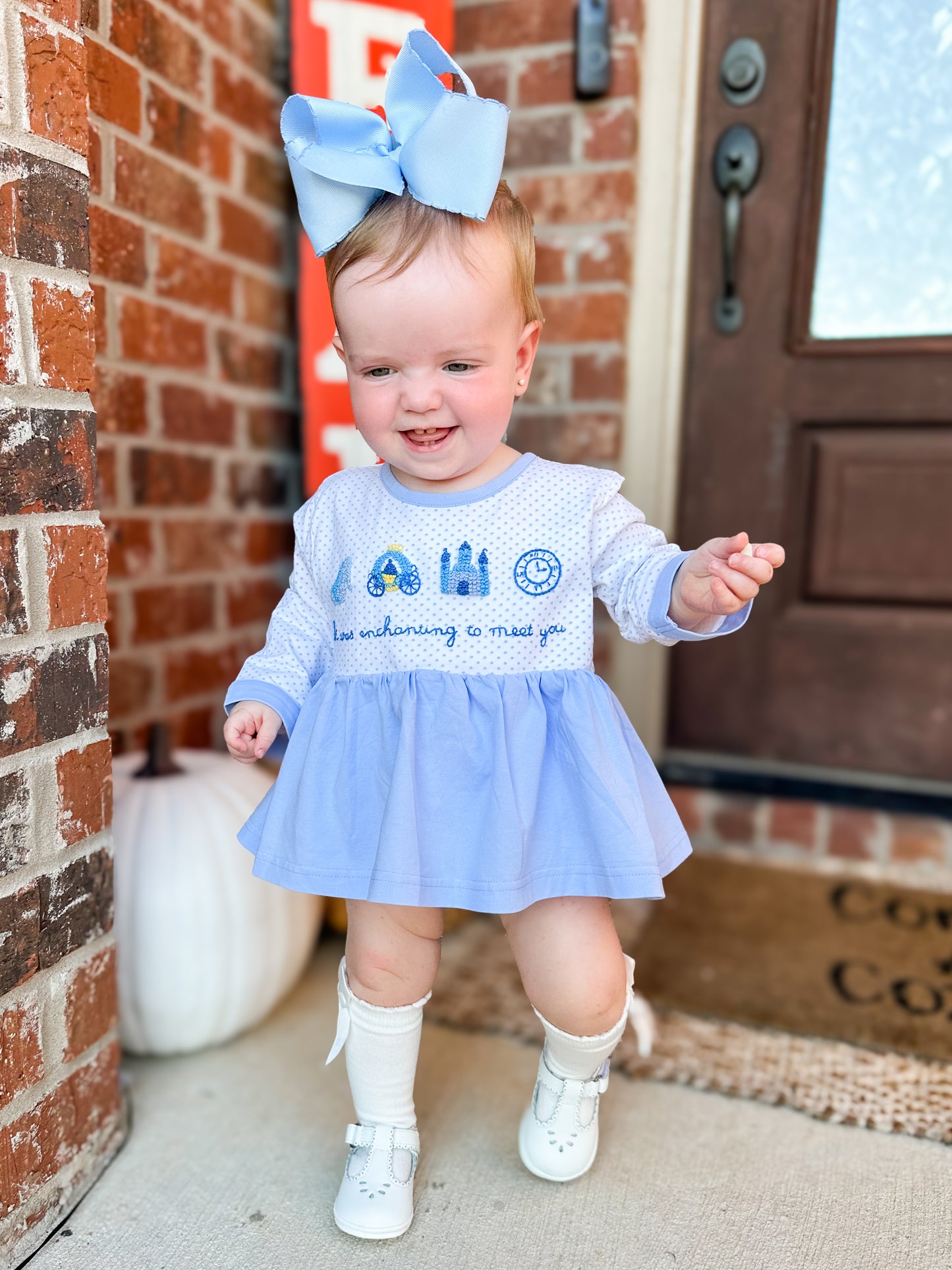 EXTRAS PRESALE - French Knot Enchanted Girl Skirted Bubble