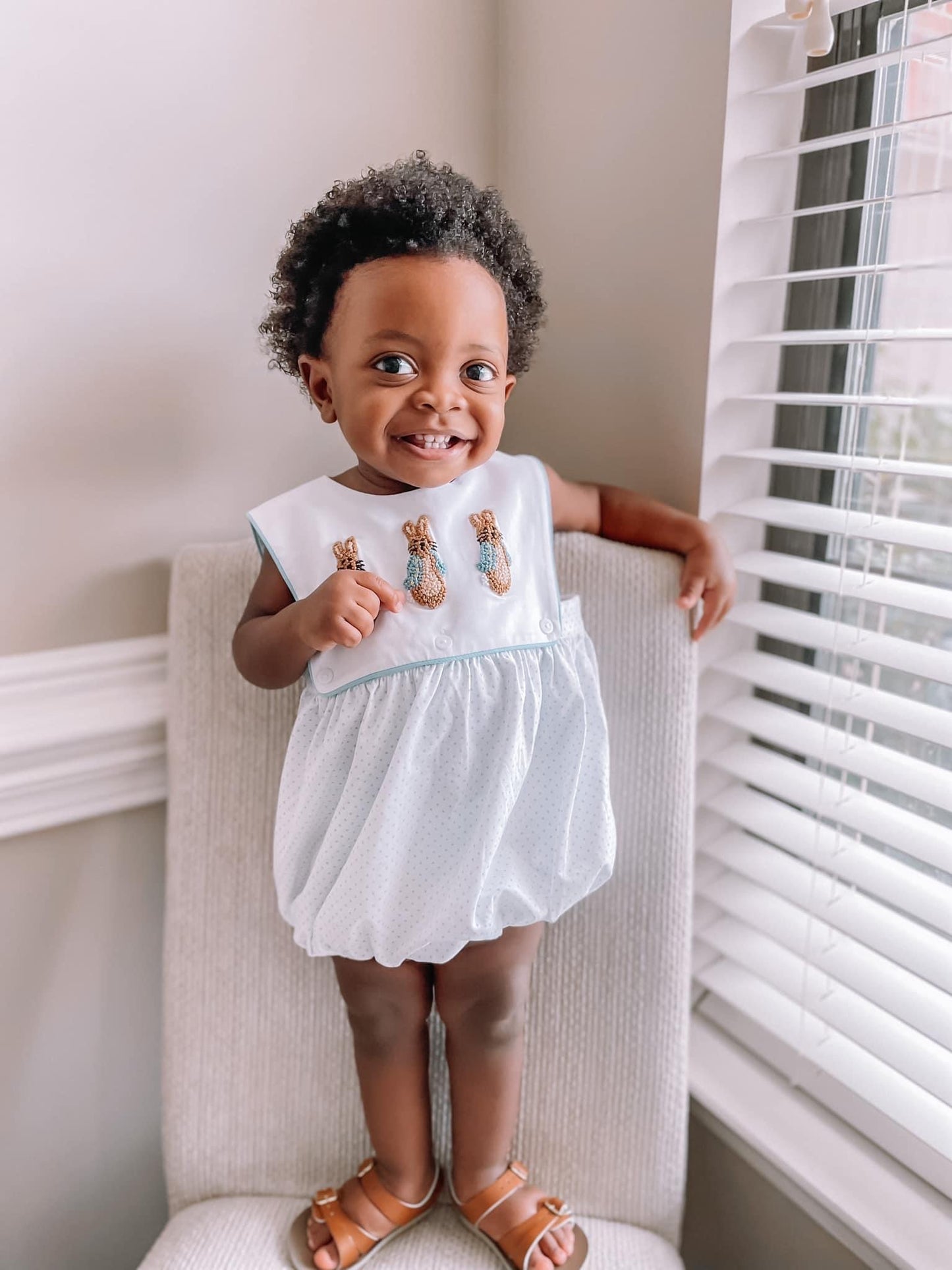 EXTRAS PRESALE - French Knot Peter Rabbit Boy Bubble