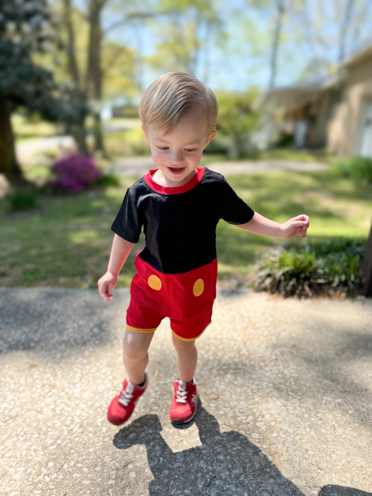 RTS - Character Knits - Boy Mouse Shortie Set