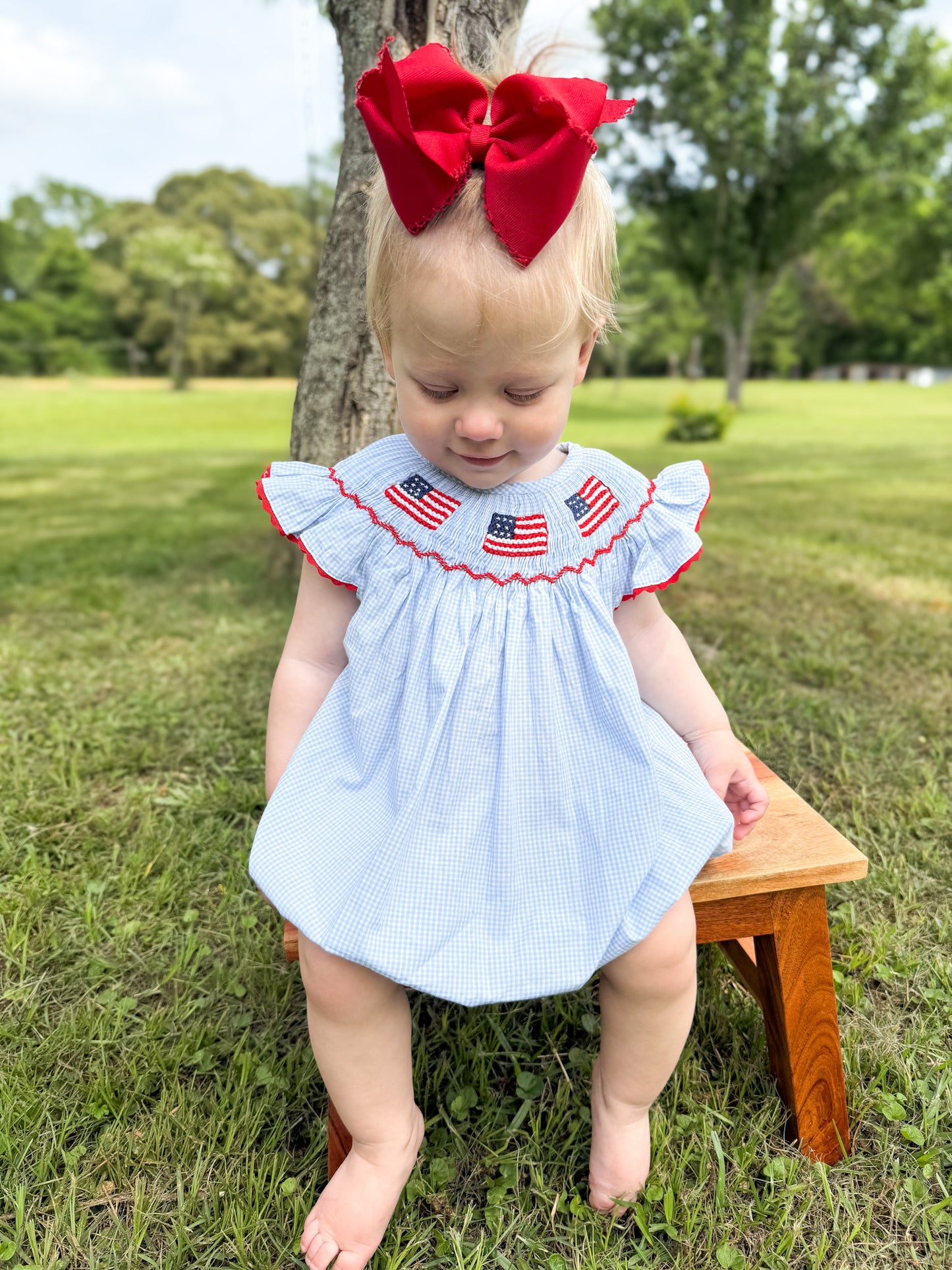 RTS - Grand Ole Flag Girl Bubble