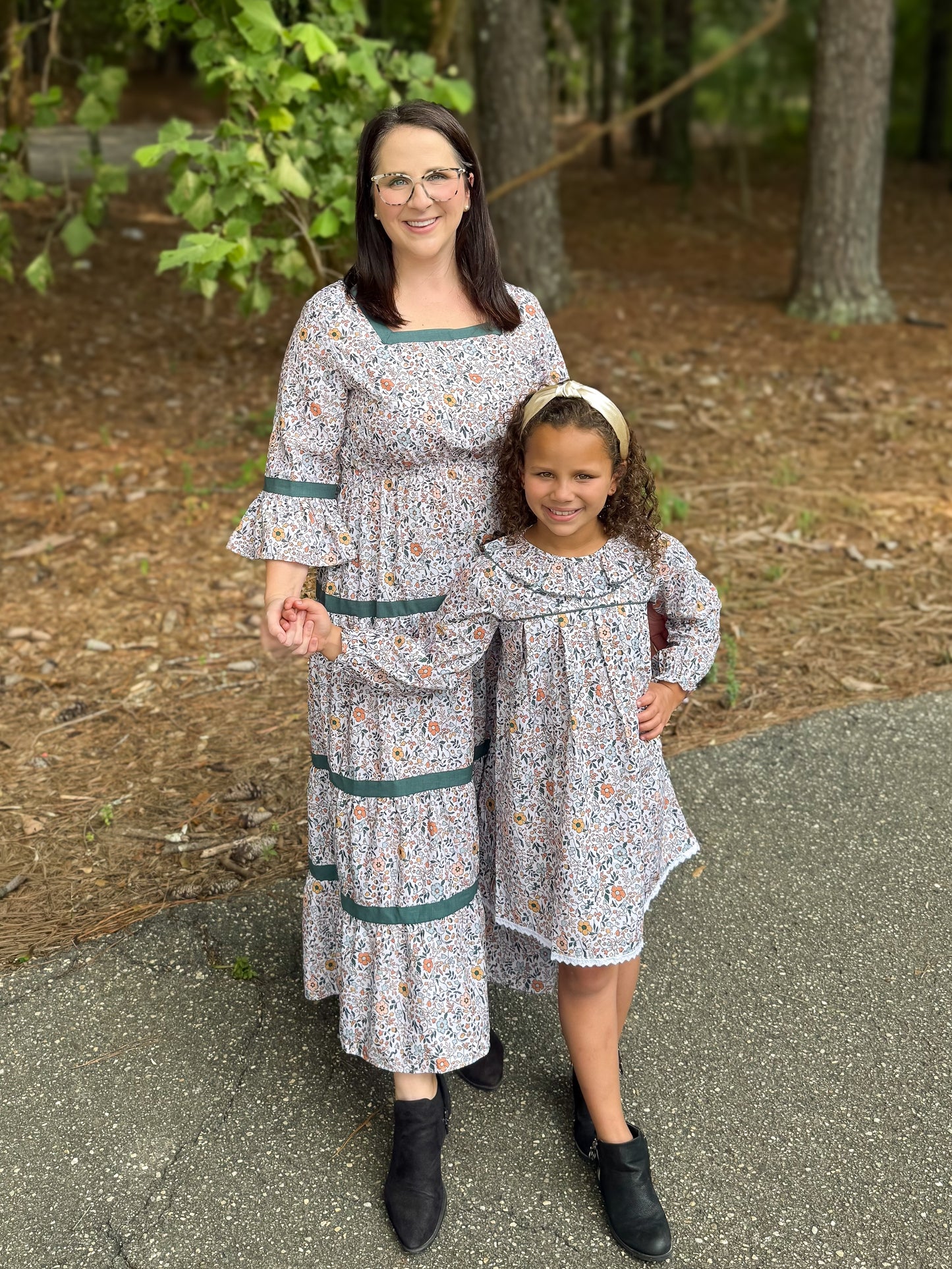 RTS - Teagan’s Fall Floral Mom Dress