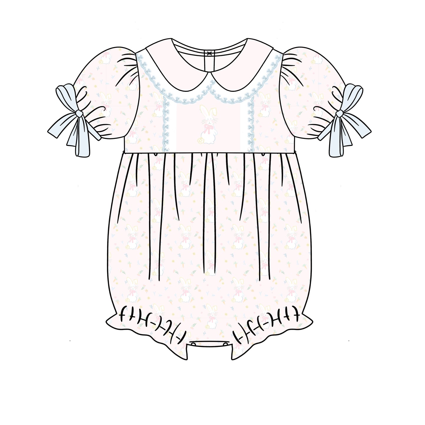 PREORDER 60: SPRING PT 1 - Spring 1 Girls Only - Bunny Meadow Girl Bubble