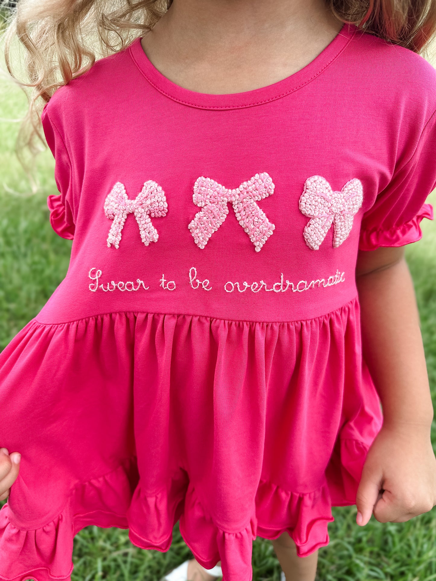 EXTRAS PRESALE - French Knot Bows Girl Diaper Set