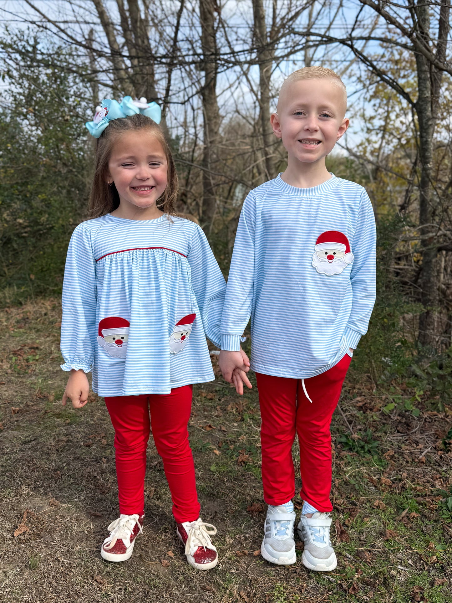 RTS - Santa Pockets Boy Jogger Set