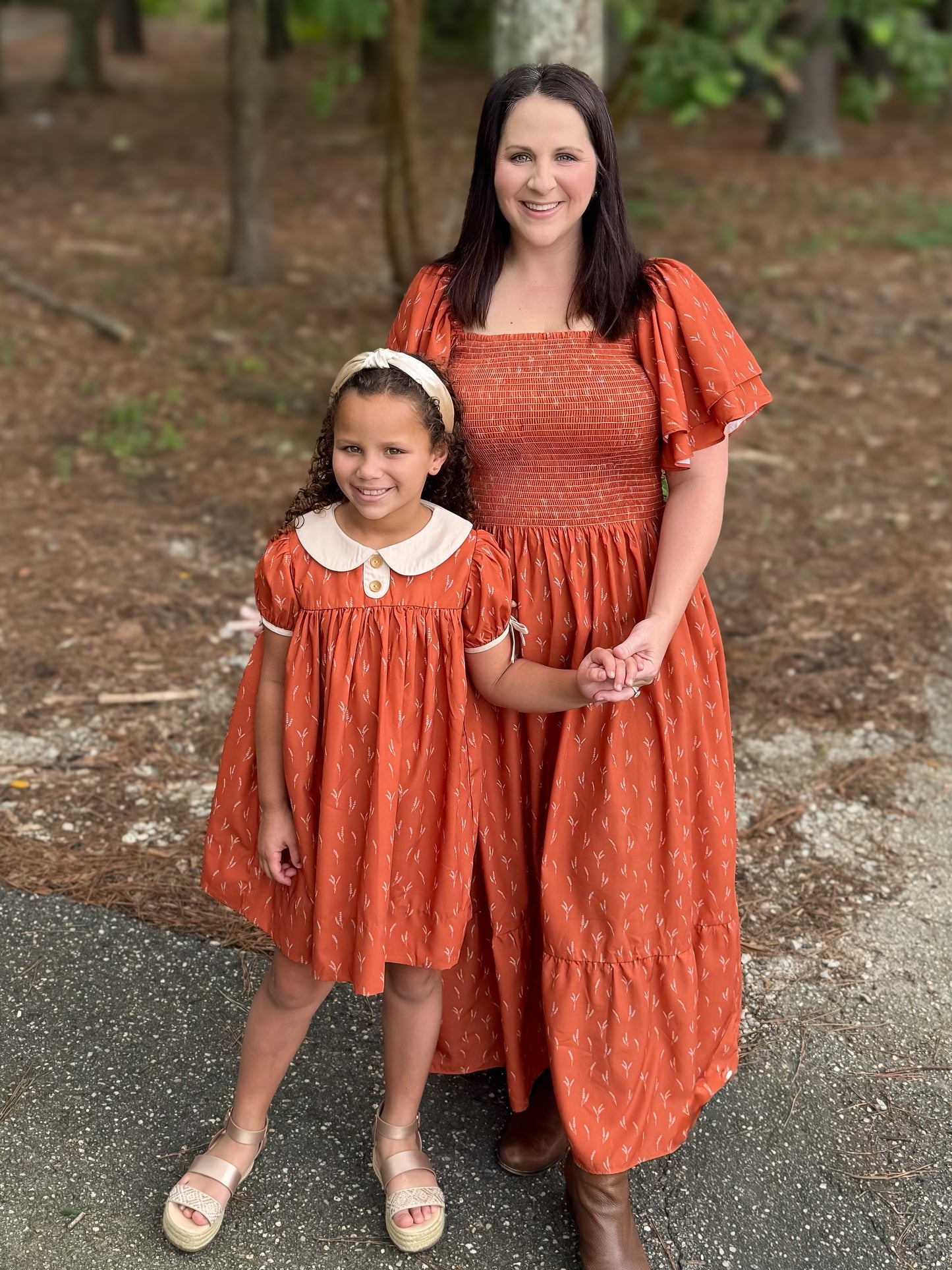 RTS - Wheat Harvest Mom Dress