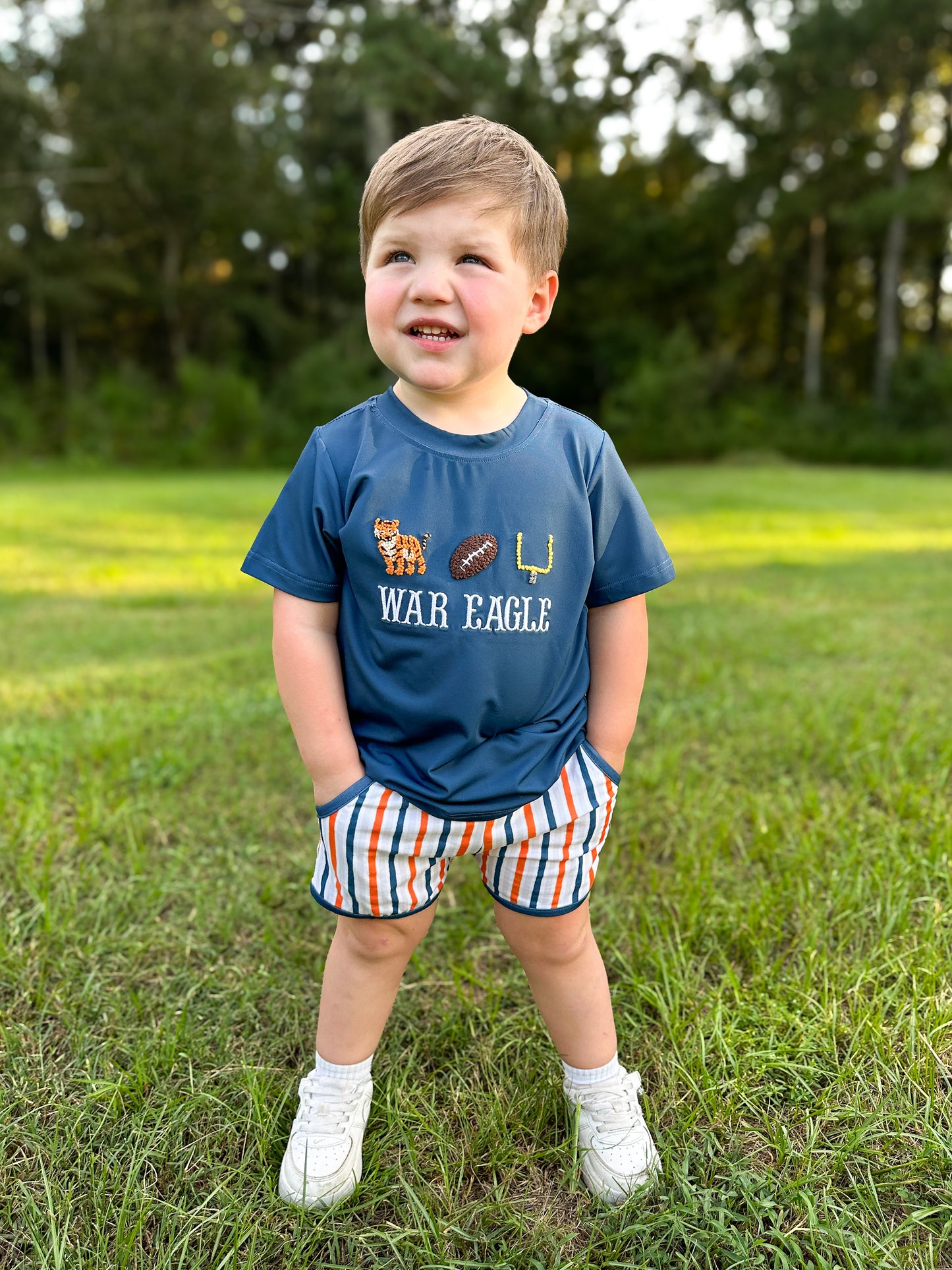 RTS - Rivalry Showdown Boy Shortie Set - Tigers - WEAGLE WEAGLE
