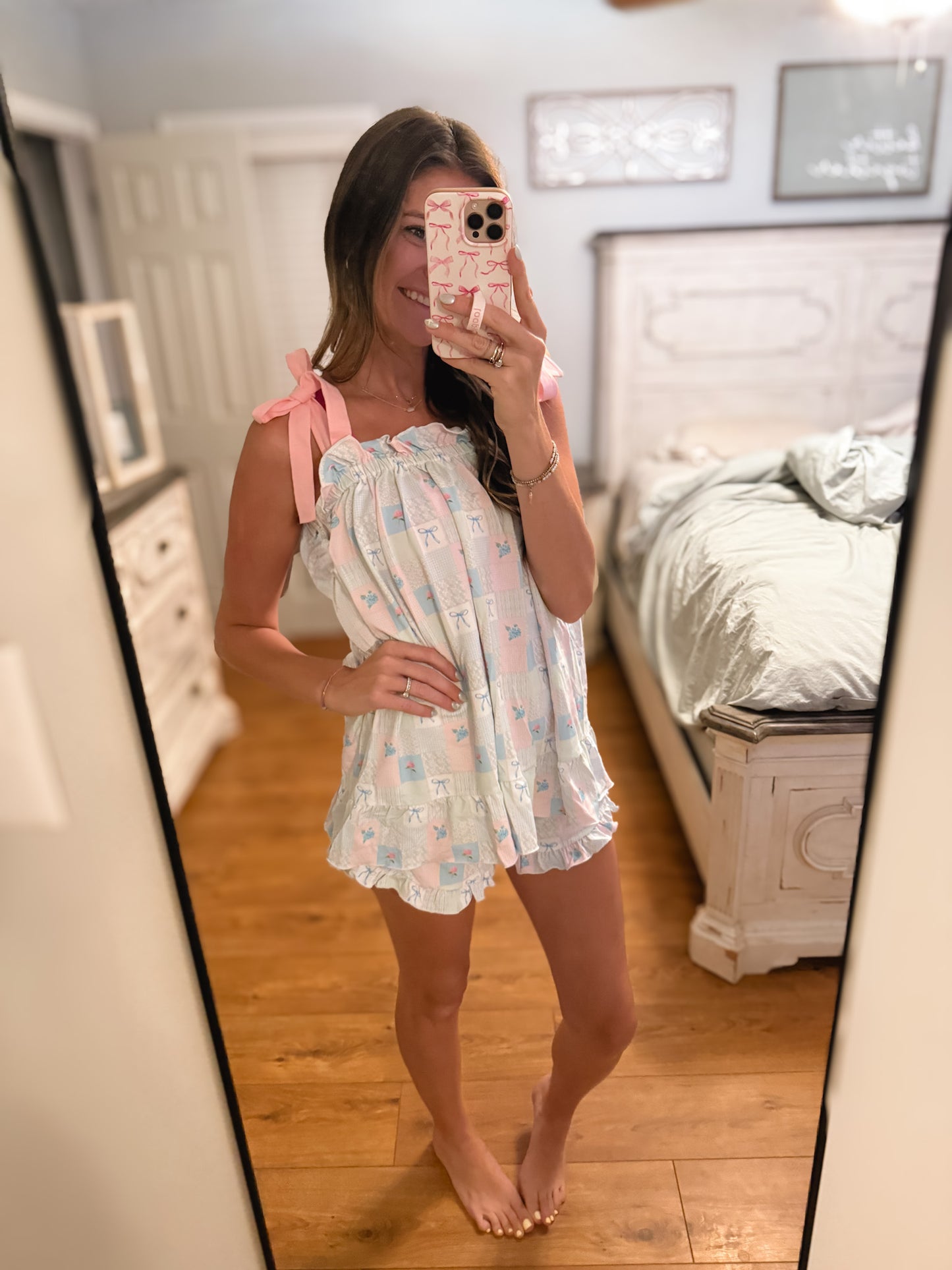 RTS - Abby’s Patchwork Mom PJ Set