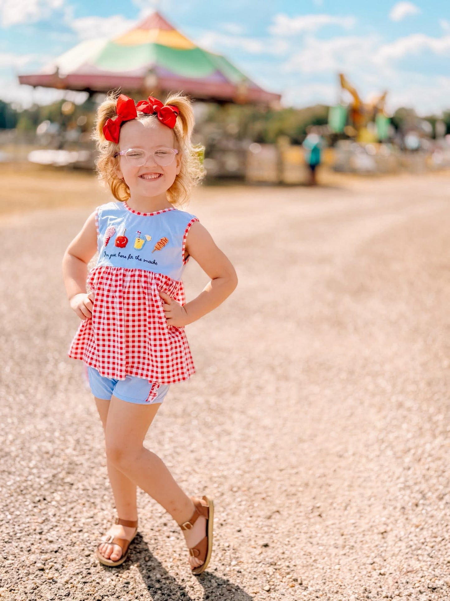 RTS - Fair Snacks Girl Shortie Set