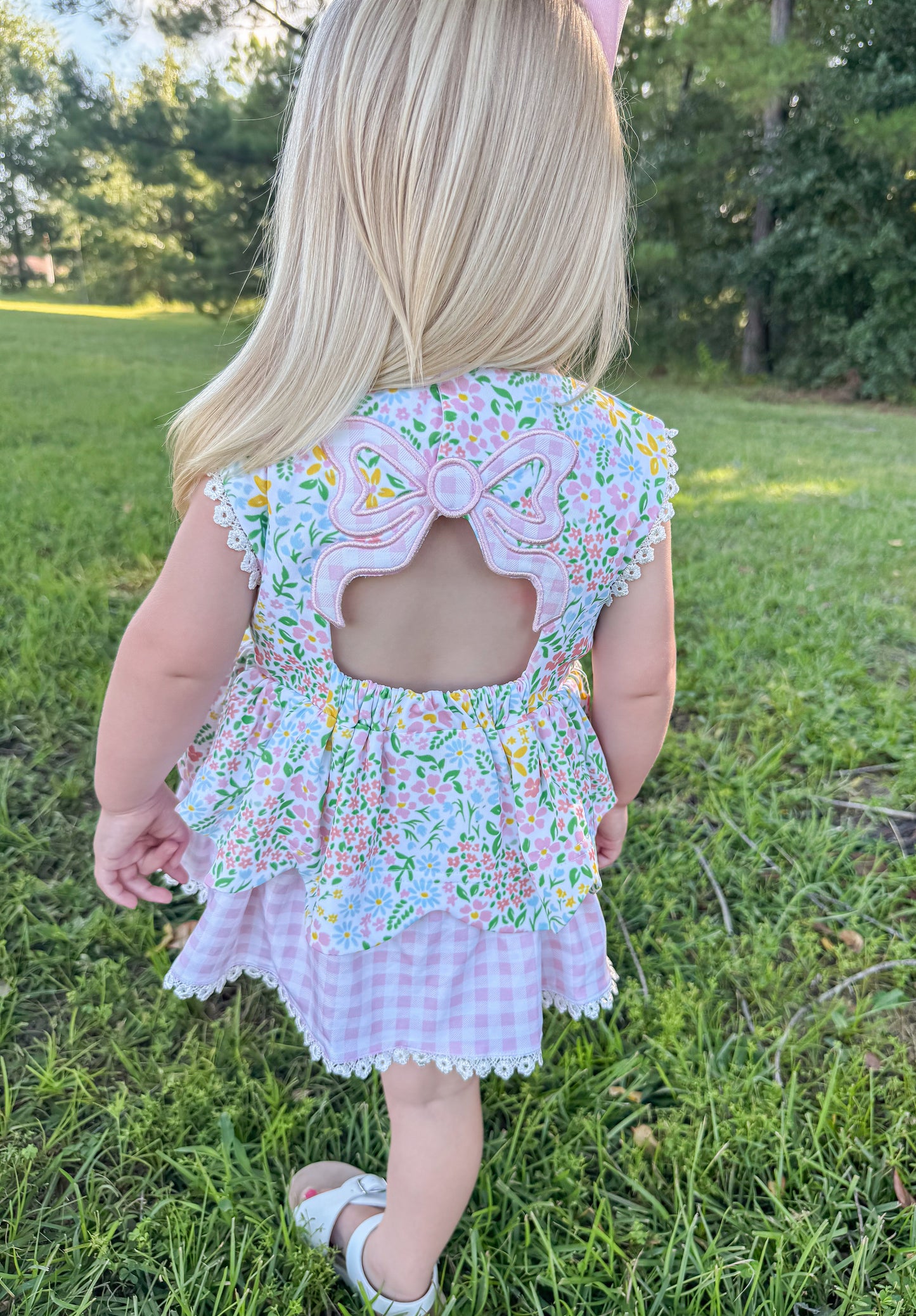 RTS - Bow-tiful Summer Girl Diaper Set