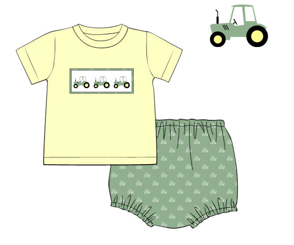 RTS - Out to the Pasture Boy Diaper Set