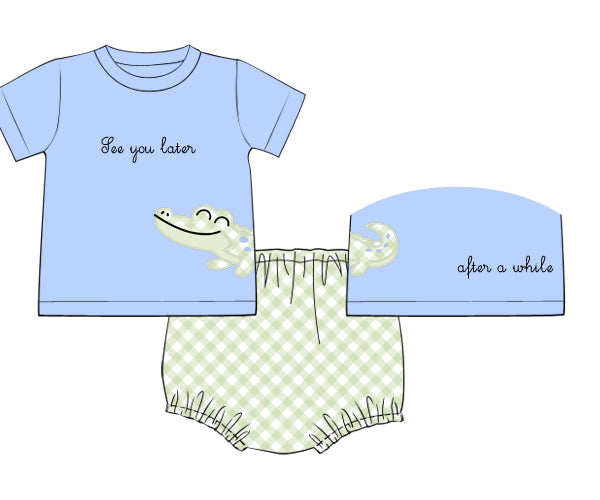 RTS - See You Later Boy Diaper Set