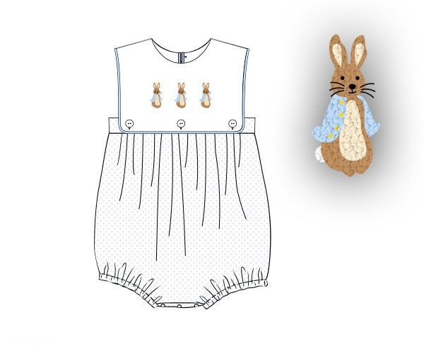 PREORDER 46: SPRING 1 - French Knot Peter Rabbit Boy Bubble