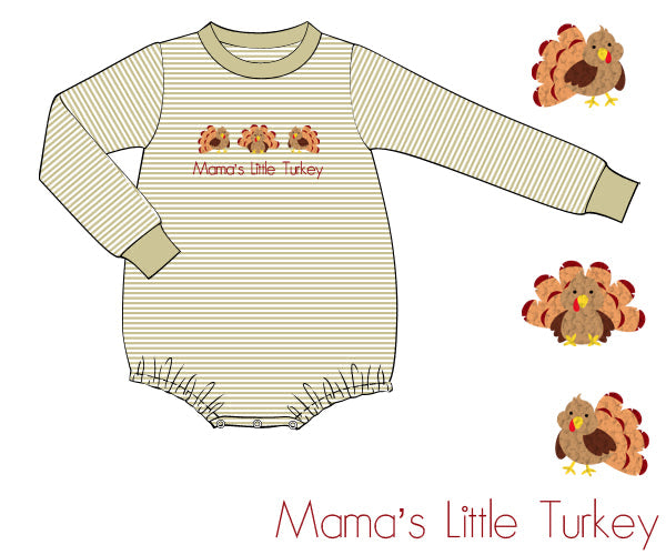 RTS - Mama’s Little Turkey Boy Bubble