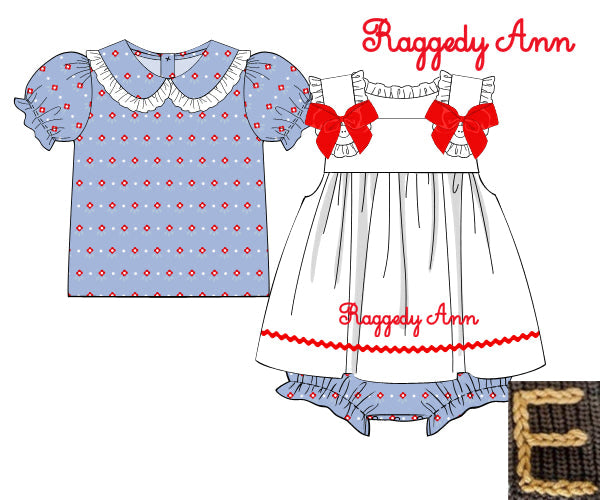 RTS - Halloween Costumes - Girl Rag Doll Skirted Bubble
