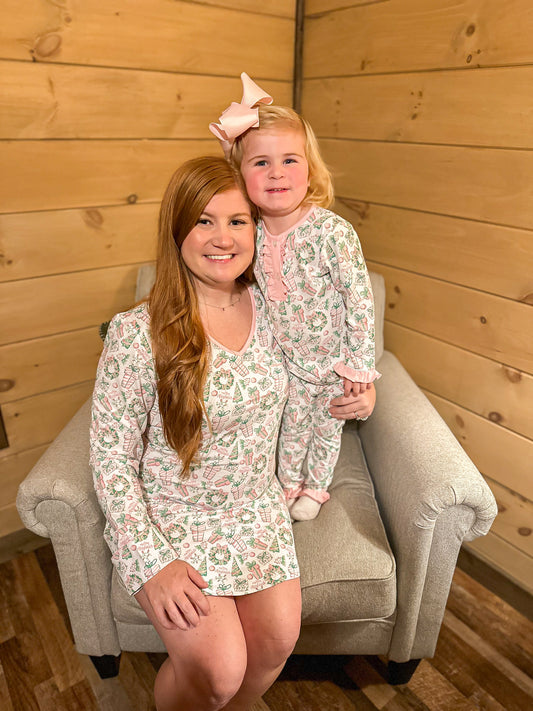 RTS - Holly Jolly Jams Mom Gown
