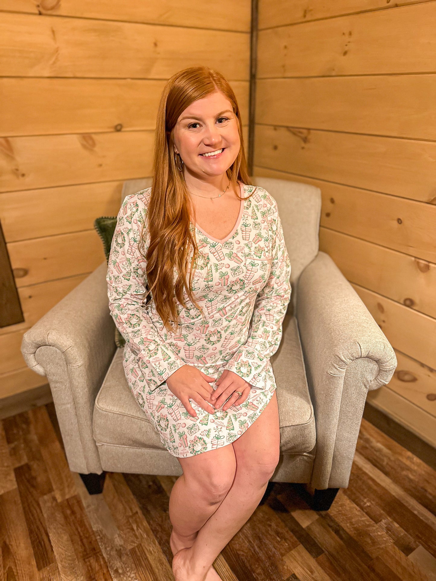 RTS - Holly Jolly Jams Mom Gown